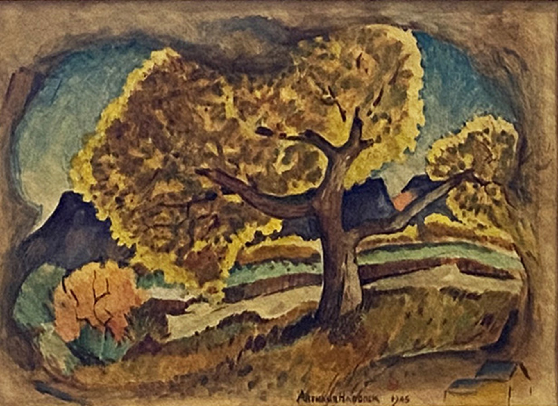 Cottonwood Bosque by Arthur Haddock