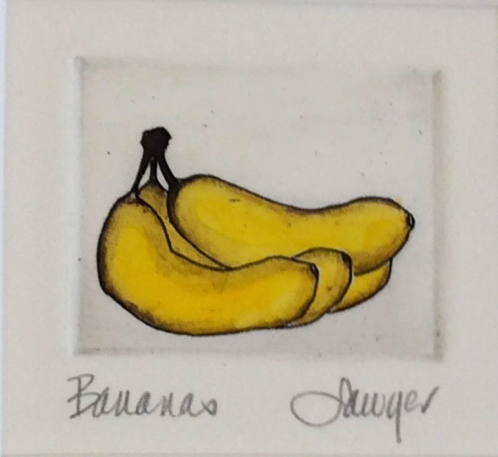 Bananas (unframed) by Anne Sawyer