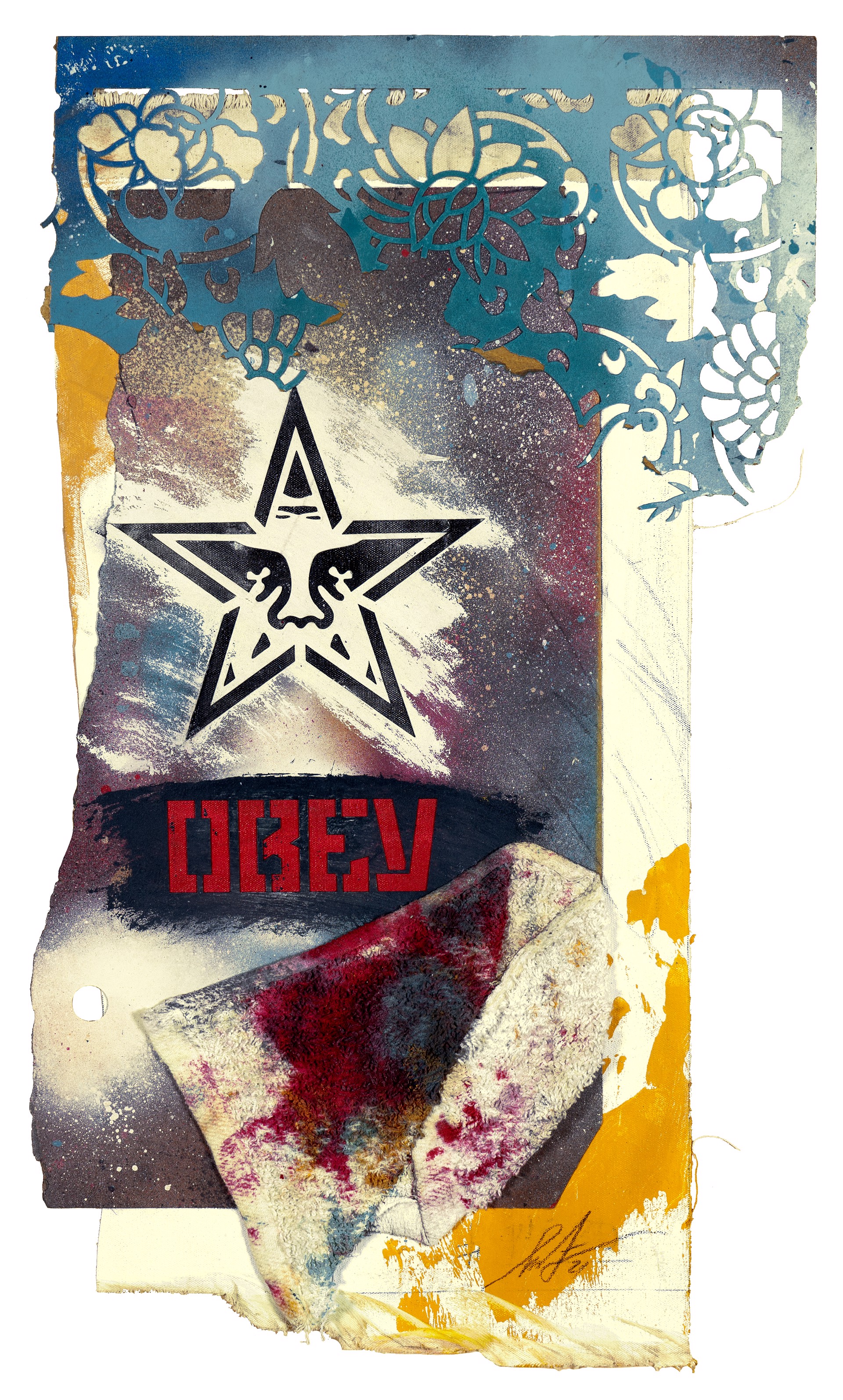 OBEY Star with Rag by Shepard Fairey /Originals