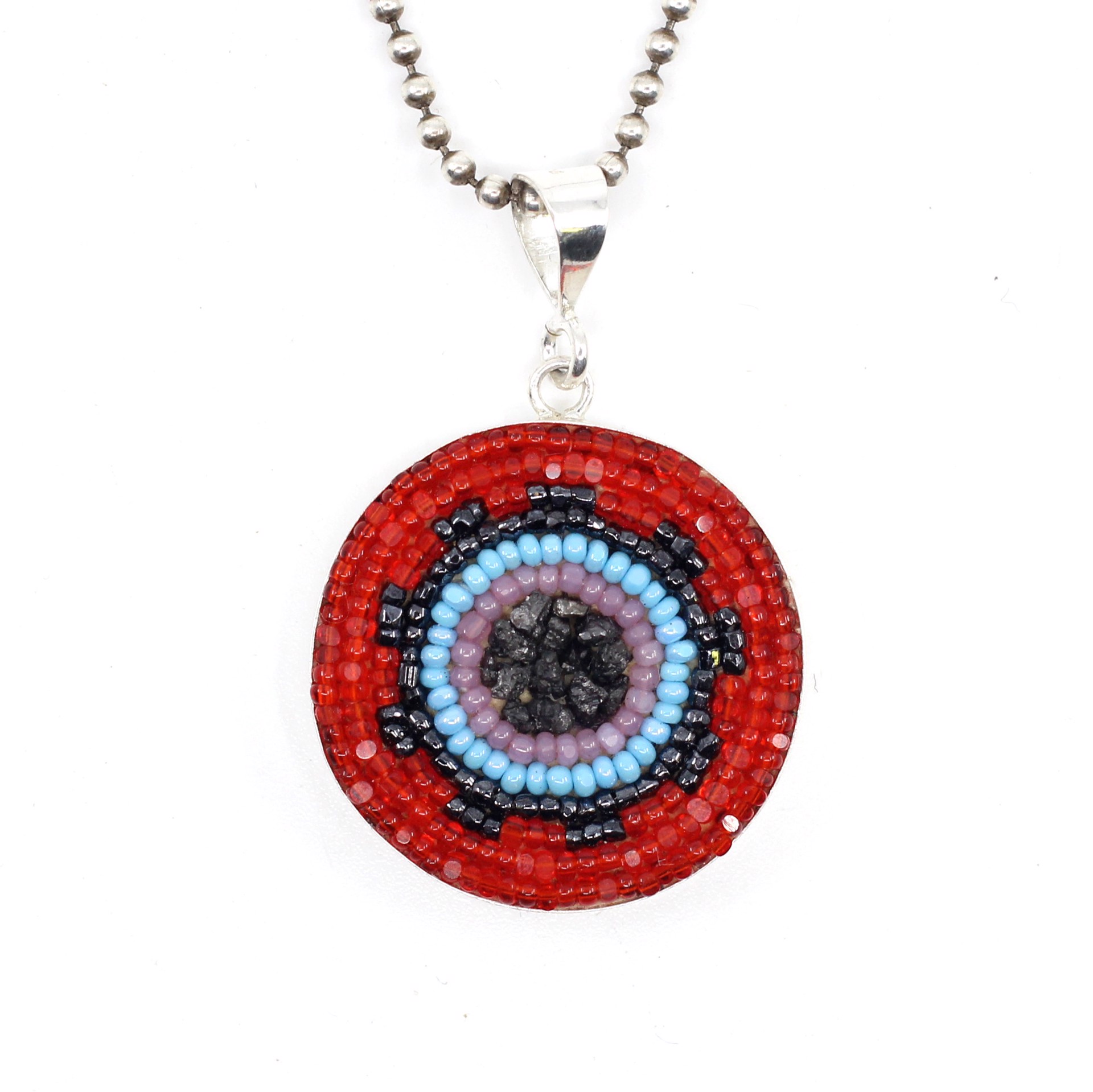 Beaded Pendant by Hollis Chitto