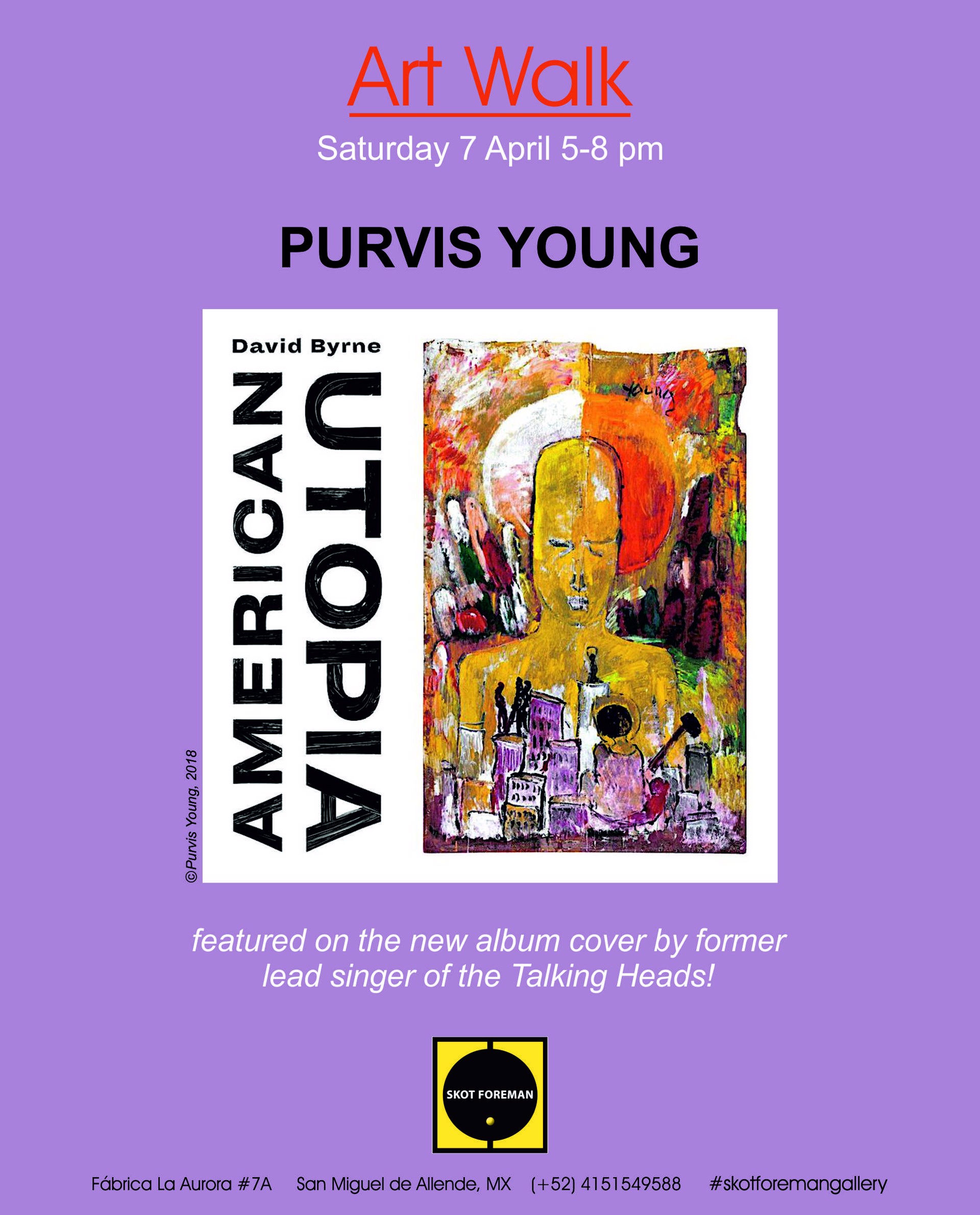 Purvis Young "American Utopia" poster