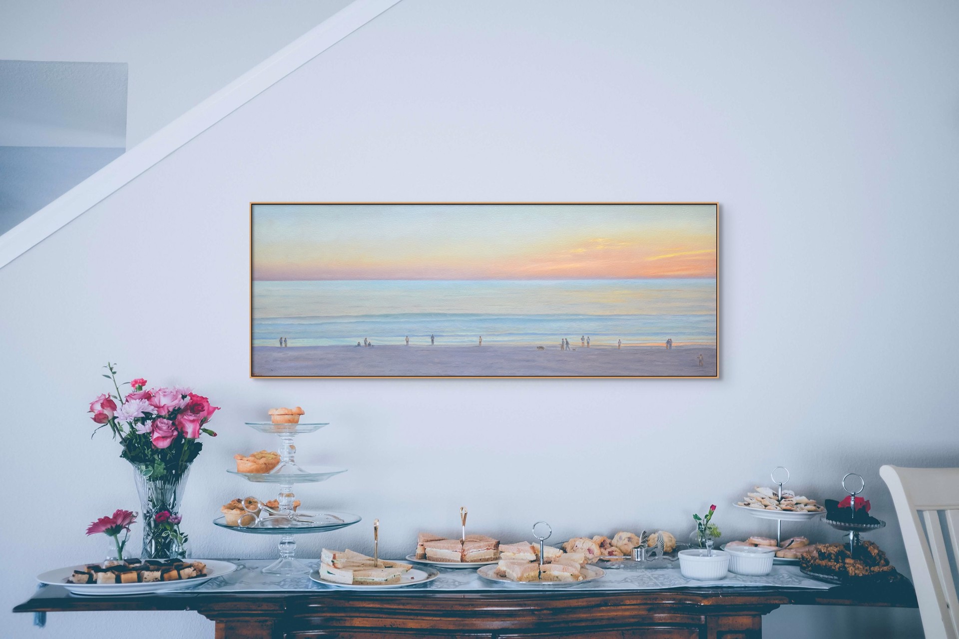 Evening Beach by Willard Dixon