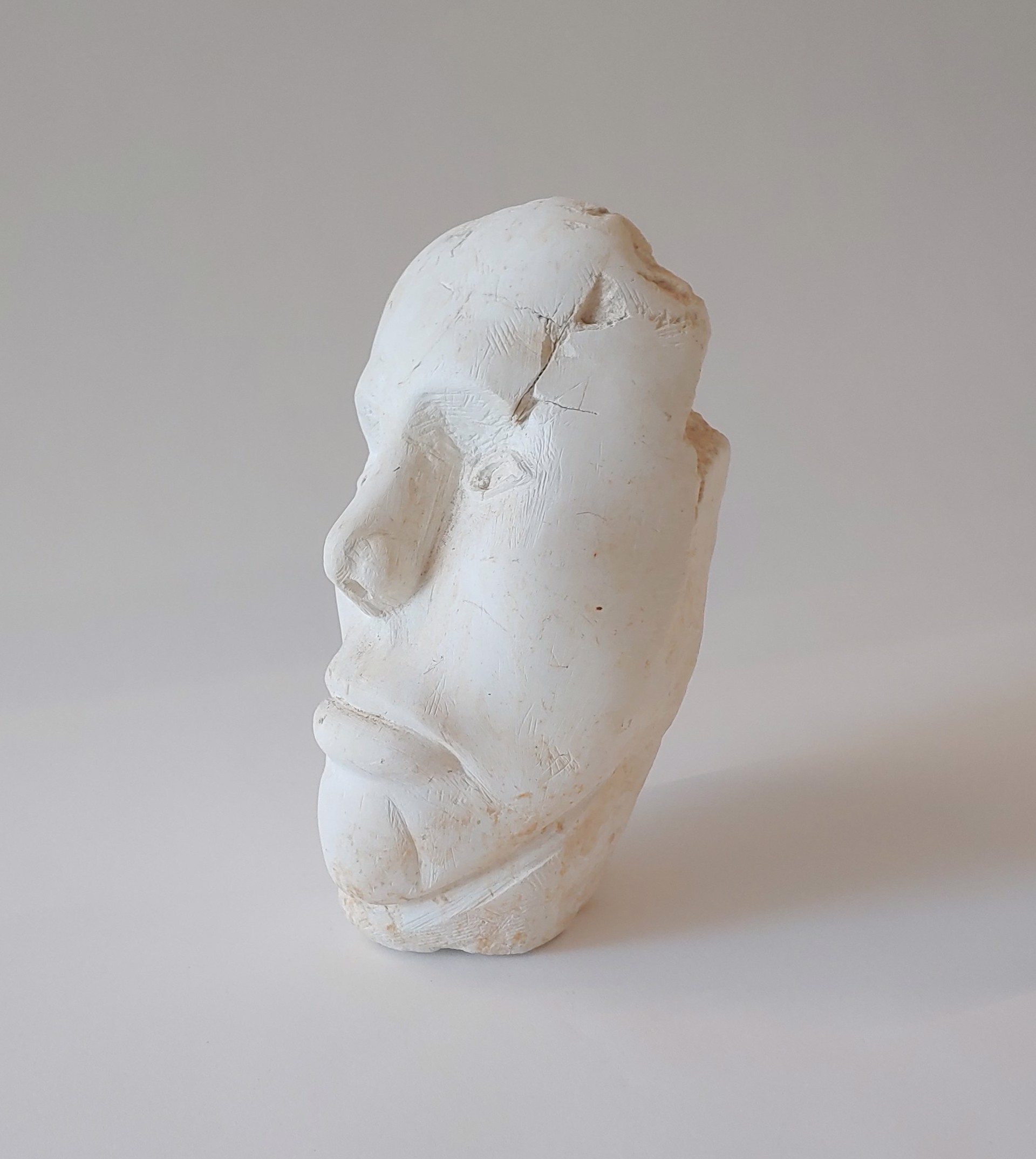 Face - Stone Sculpture by David Amdur