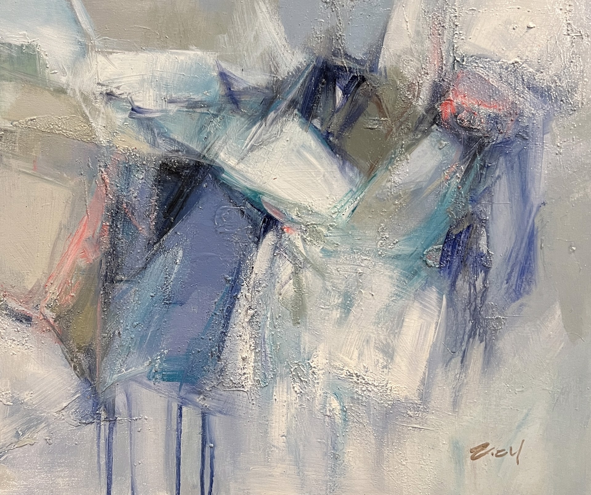 ABSTRACT IN LIGHT BLUE by VARIOUS WORKS