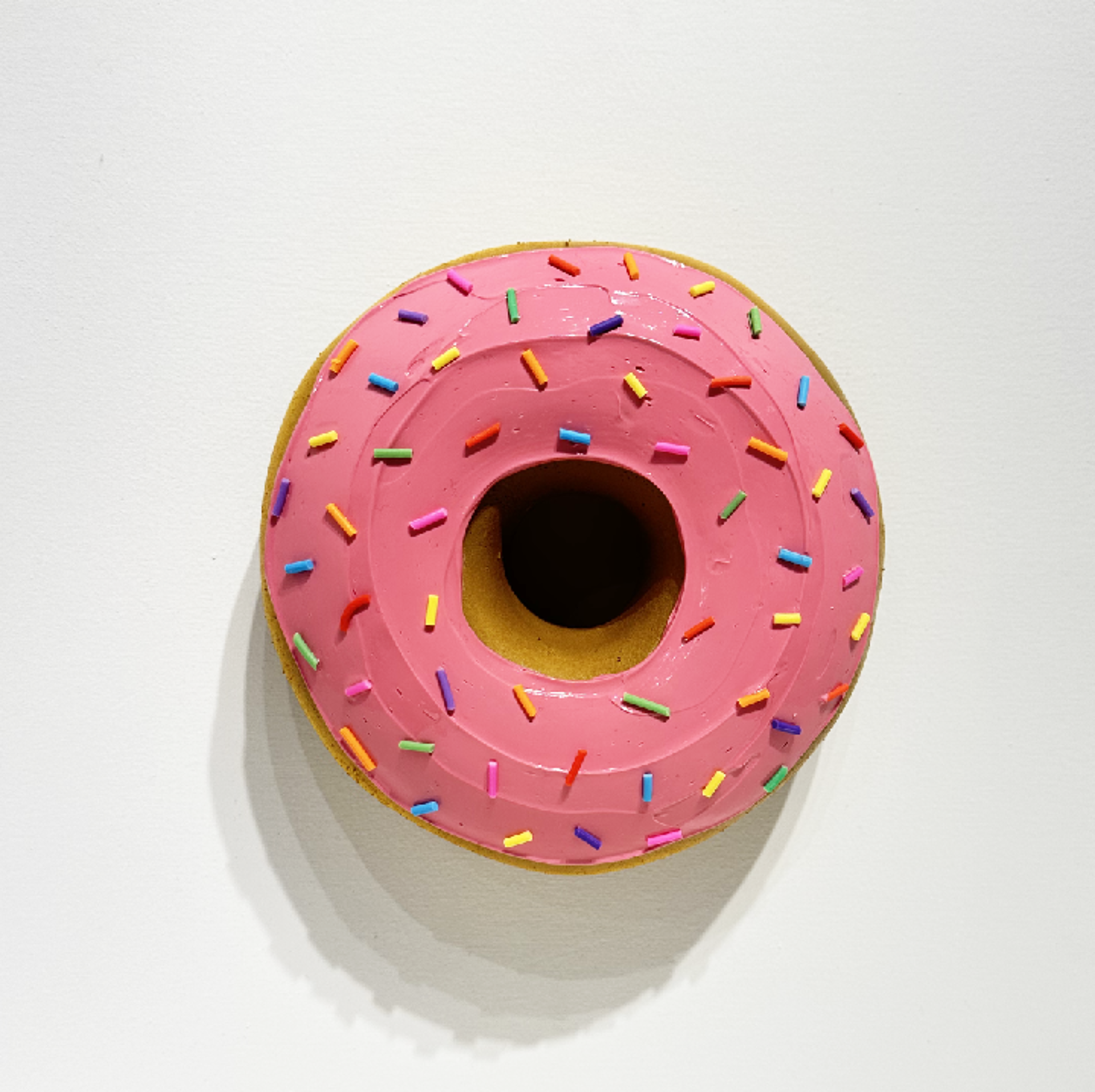 Pink Sprinkle Donut by Anna Sweet