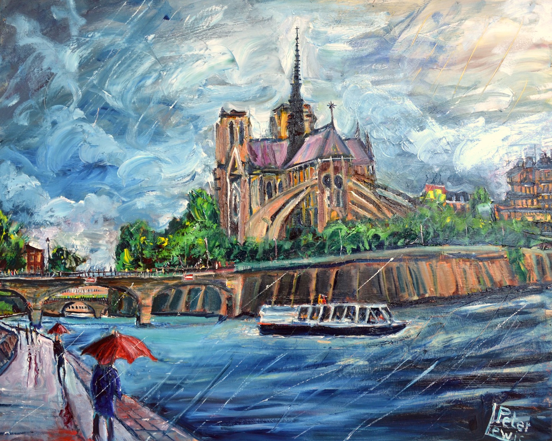 Notre Dame by Peter Lewis