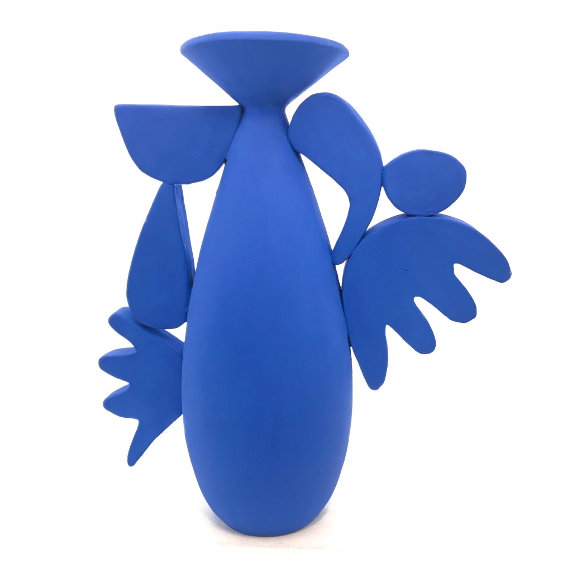Abstract Blue Vase by Adam Russell