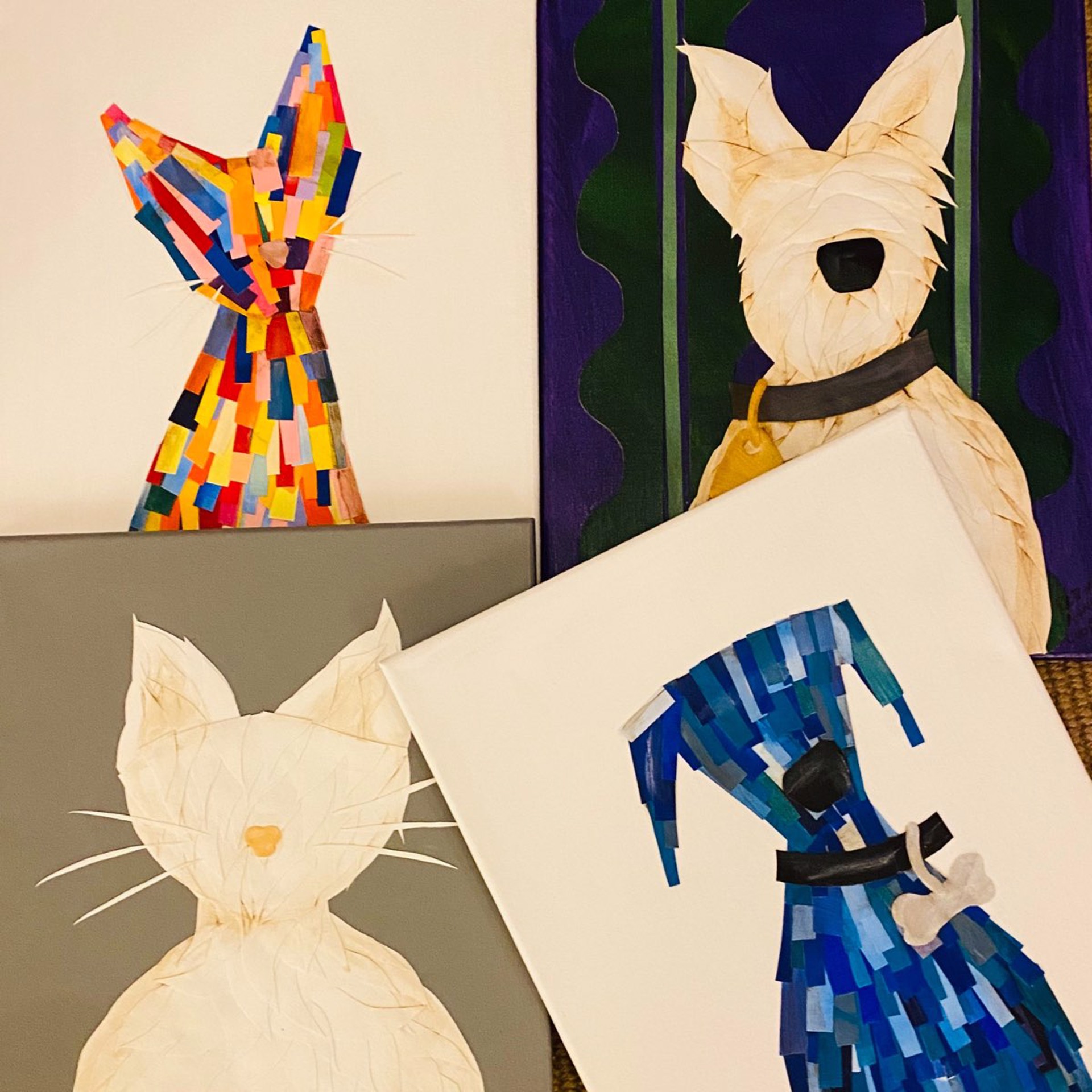 Dog or Cat Collage ~ Various by Robin Cooper