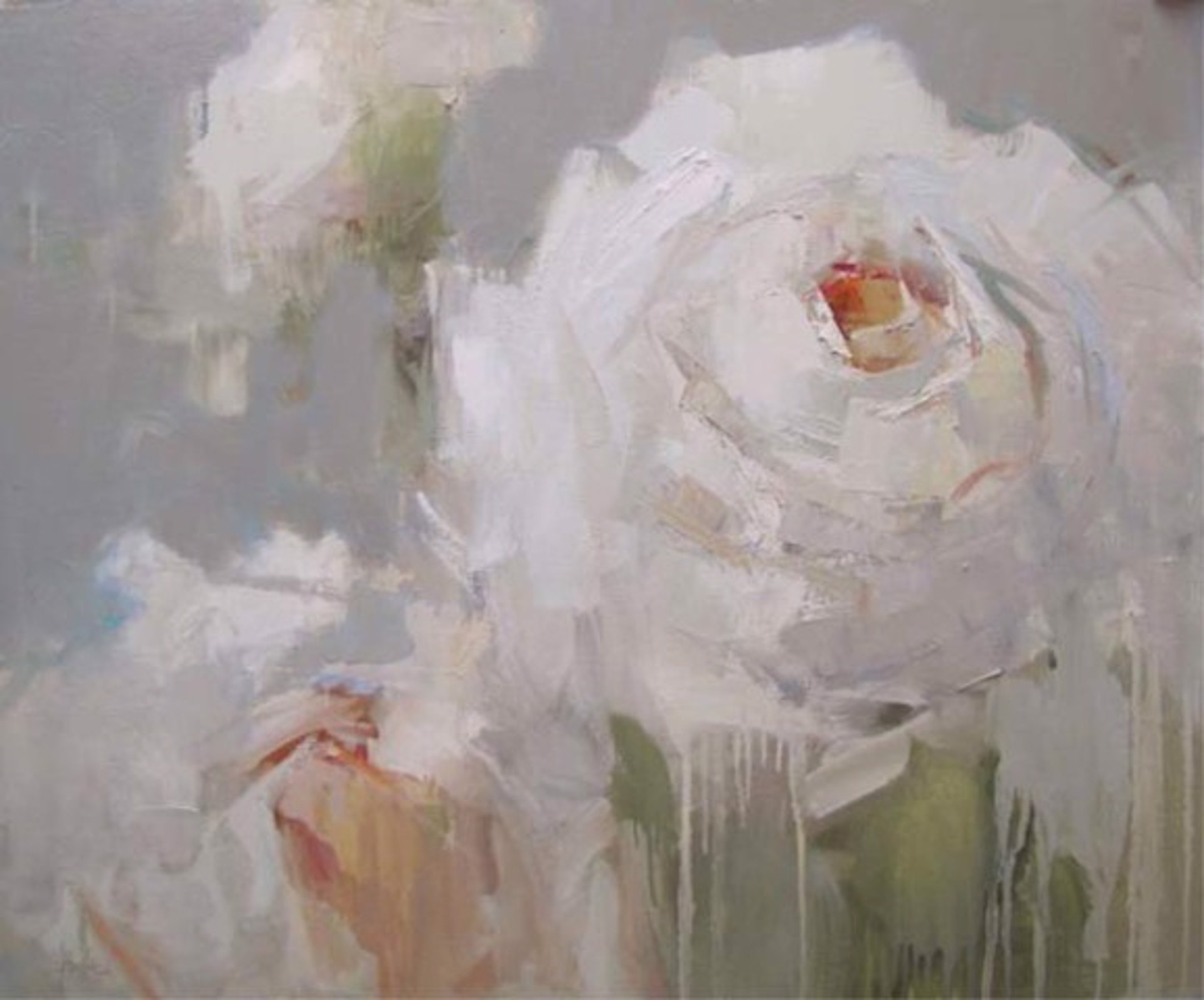 White Flowers by Barbara Flowers