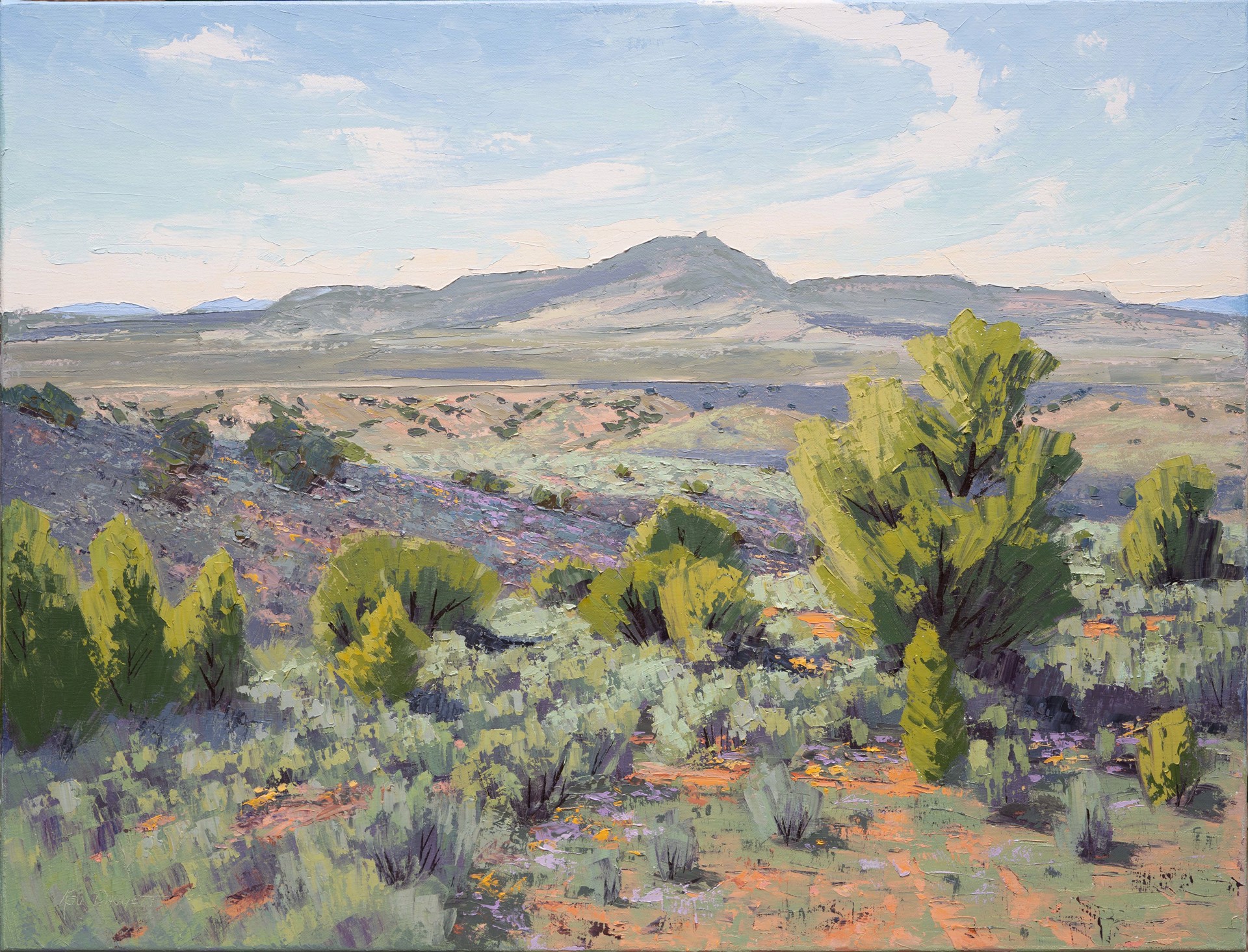 Taos Mesa View by Ken Daggett