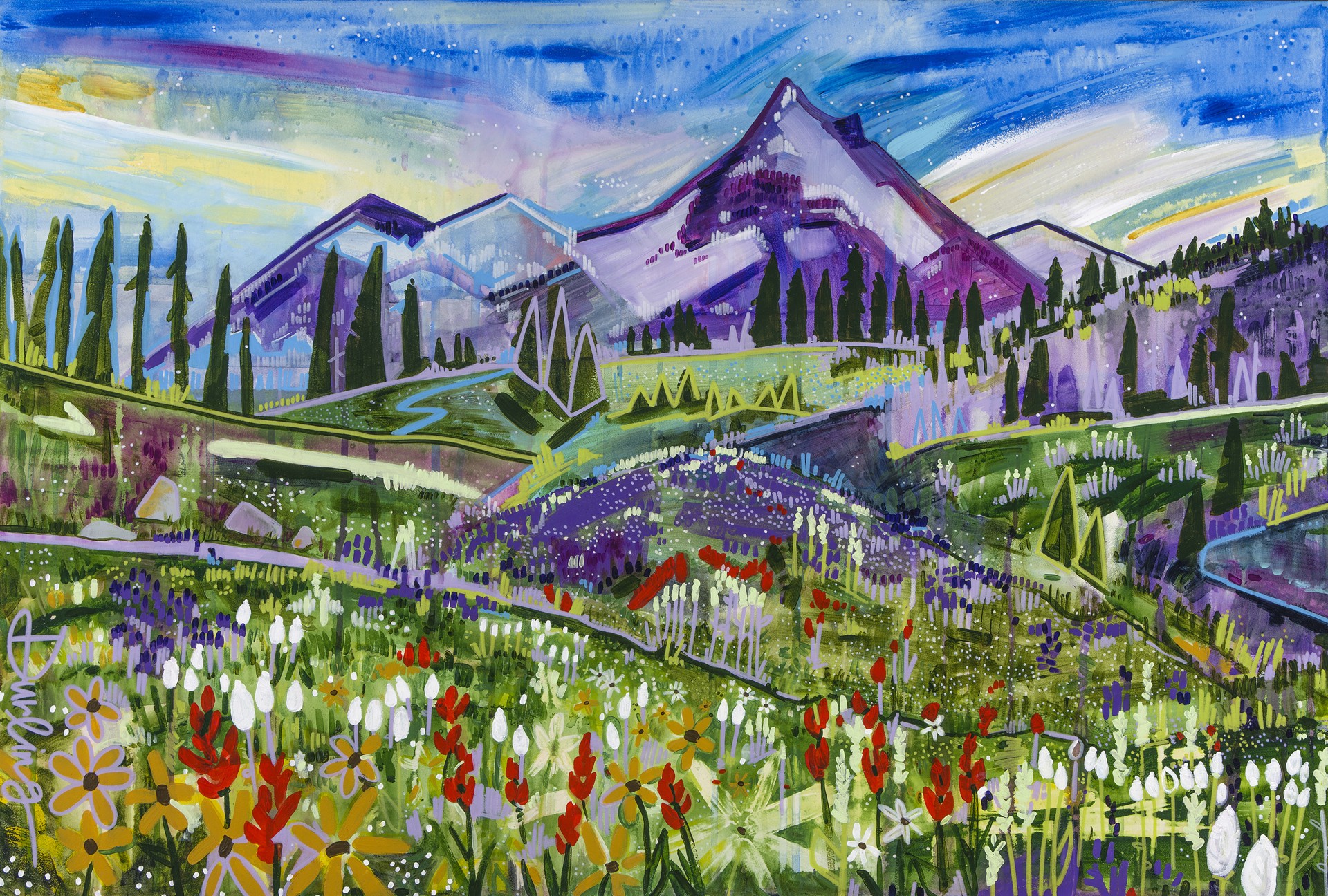 Purple Mountain Majesty by Alissa Durling