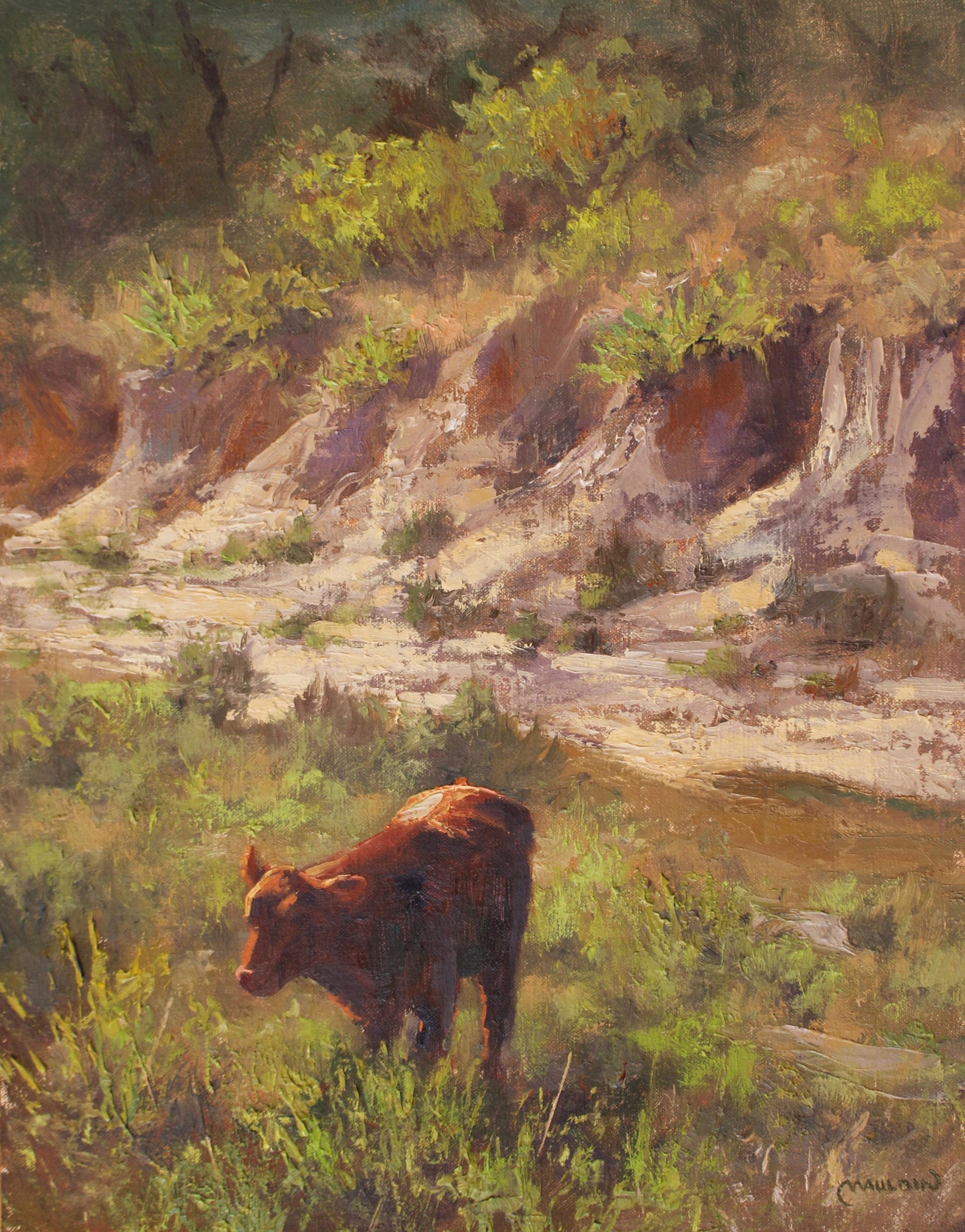 Browsing the Creek by Chuck Mauldin