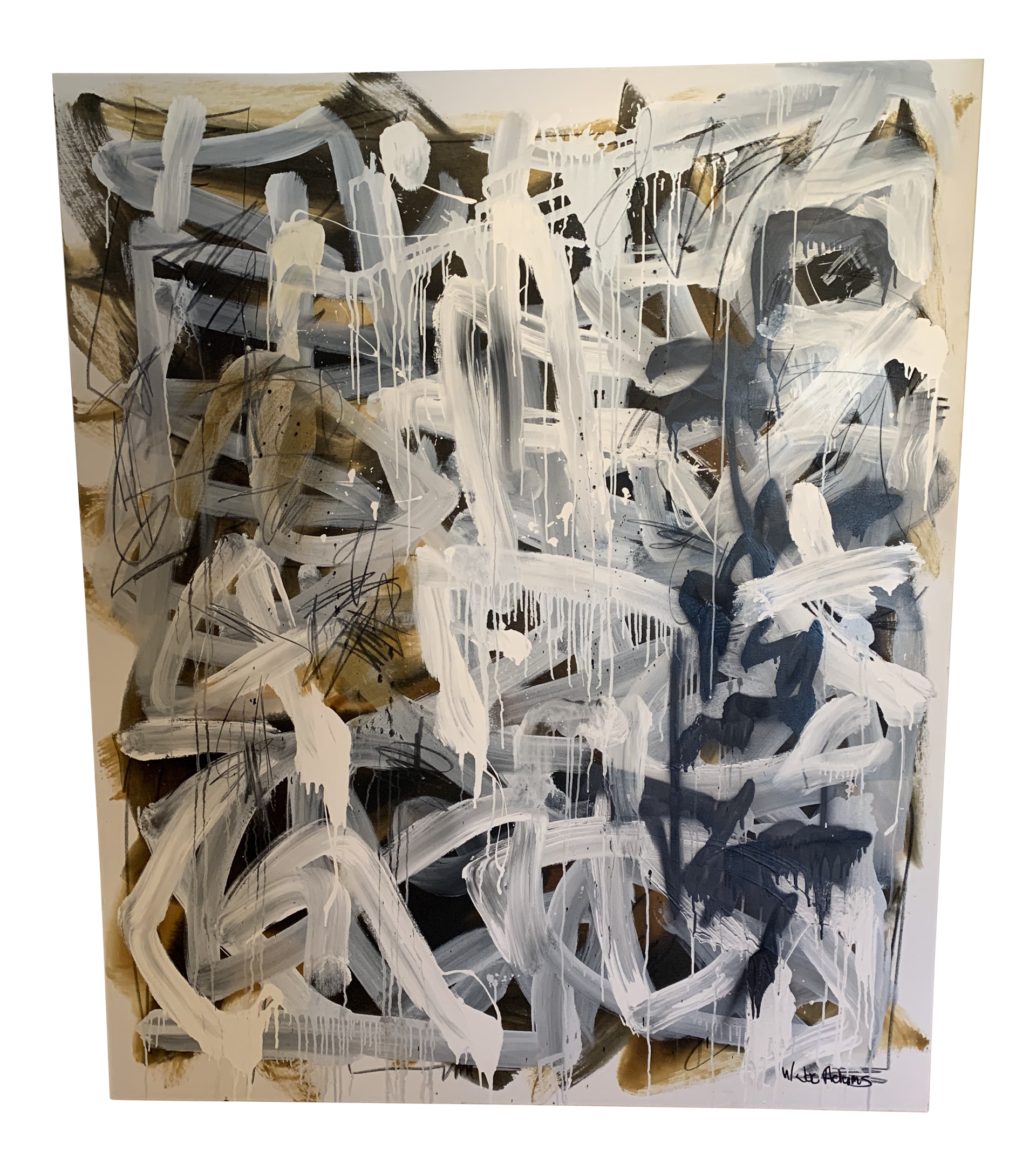 Graffiti Large Canvas by Joe Adams