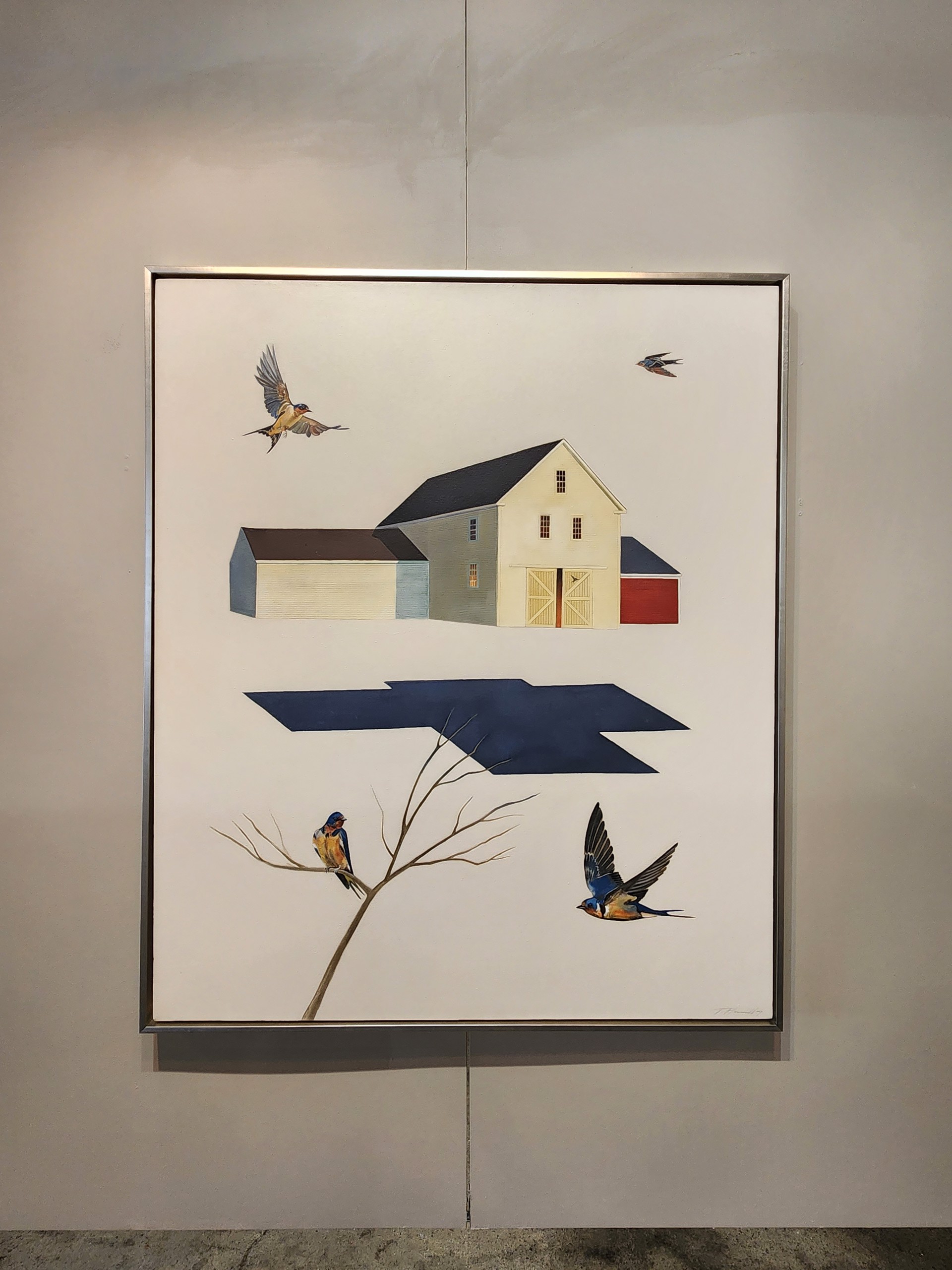 BARN SWALLOWS by TRACI HARMON- HAY