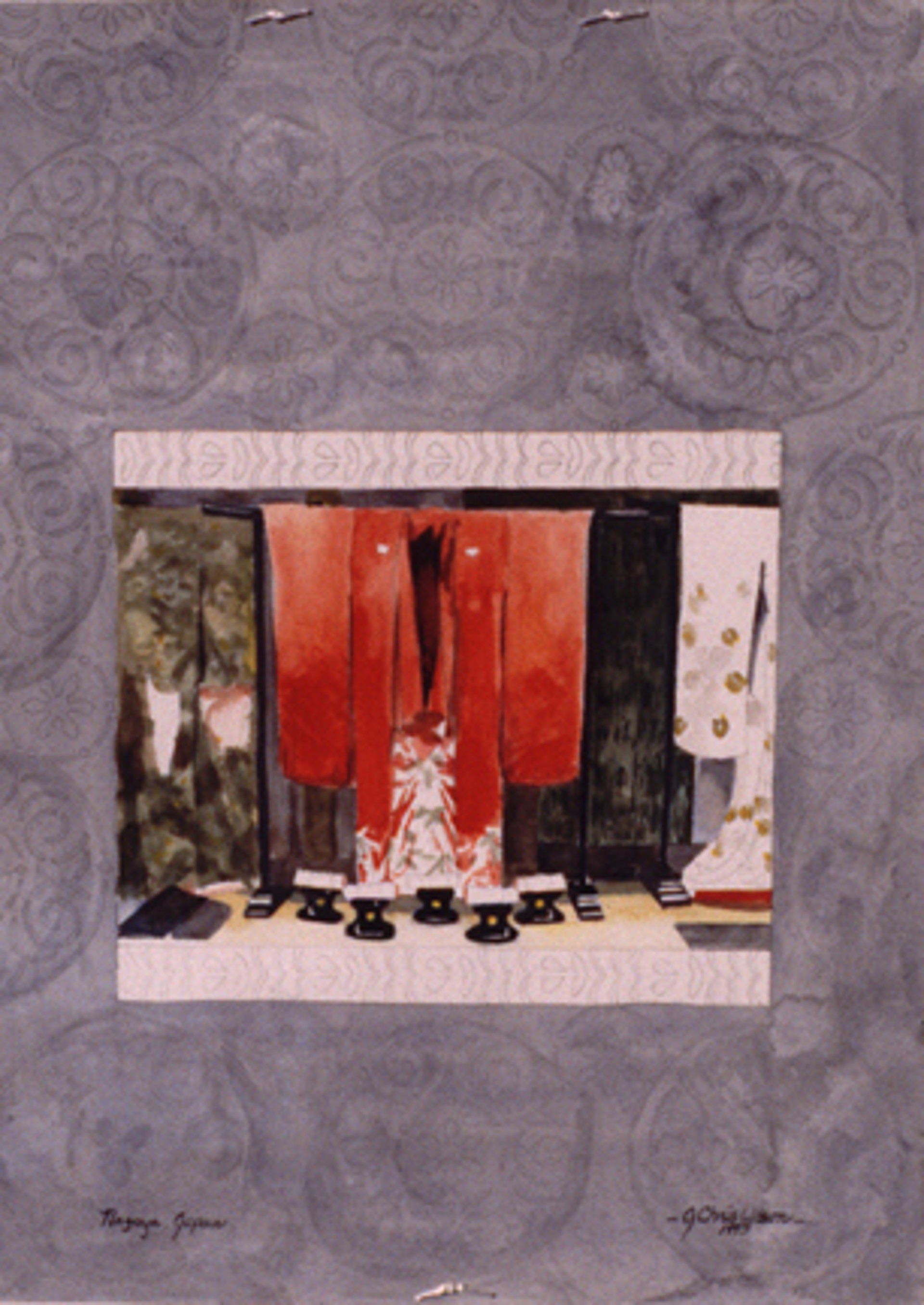 Kimono Museum with Gray Border, Takayama by J. Chris Wilson