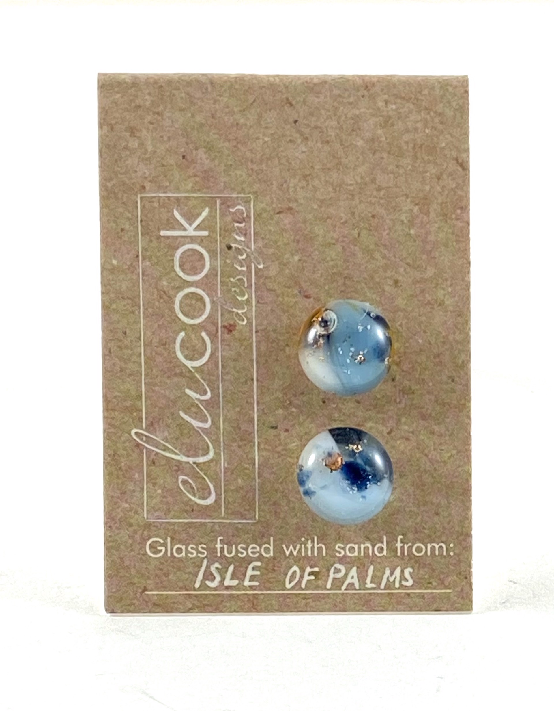 Button Earrings 5w by Emily Cook