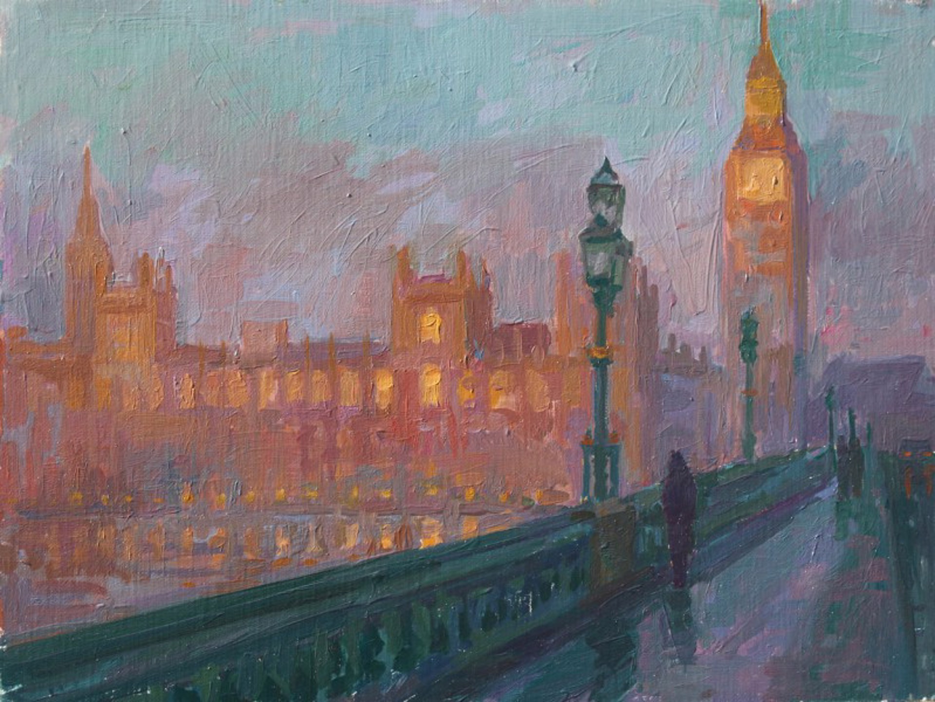Lifting Fog, Westminster by Simie Maryles
