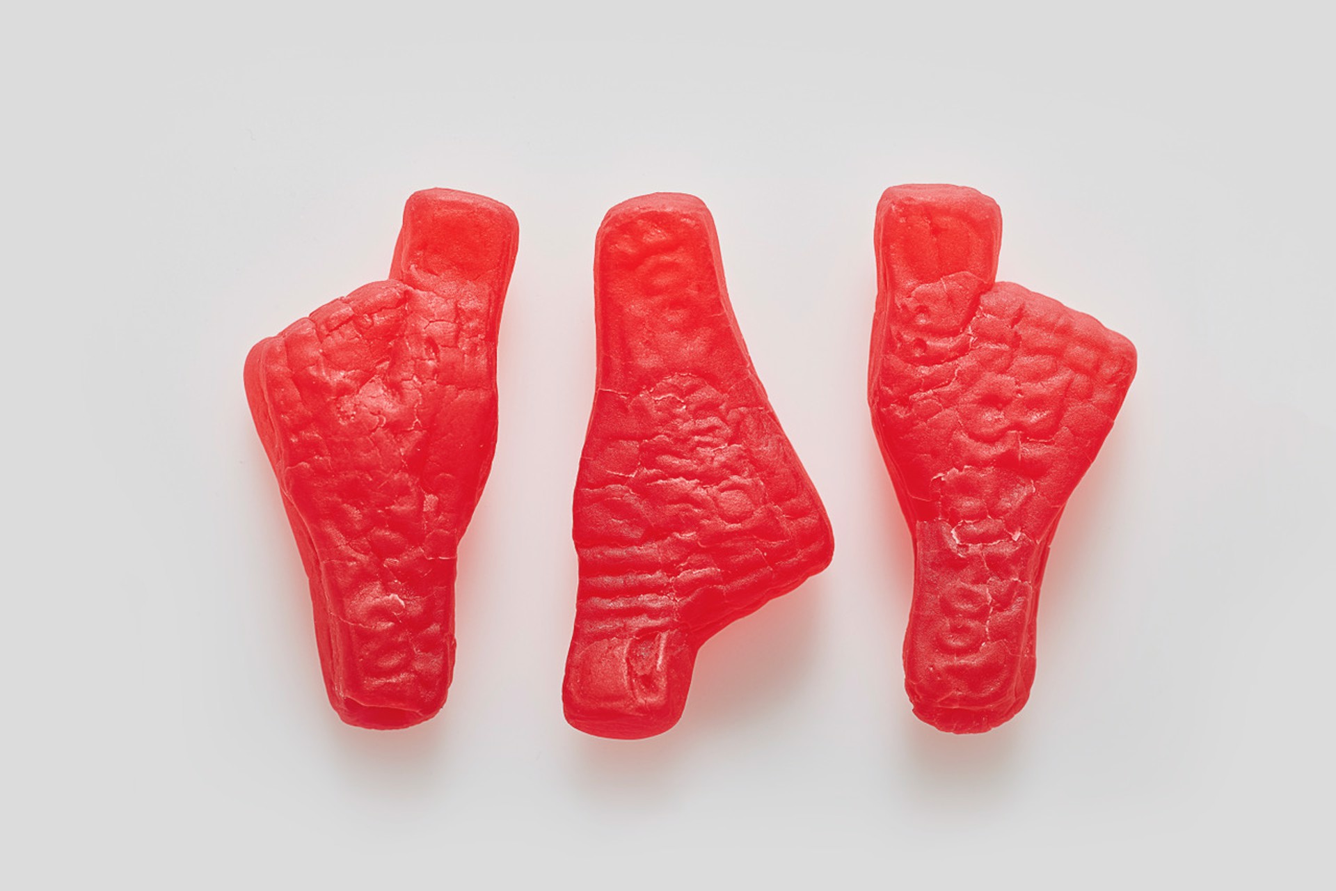 Big Foot Gummies by Peter Andrew Lusztyk / Refined Sugar