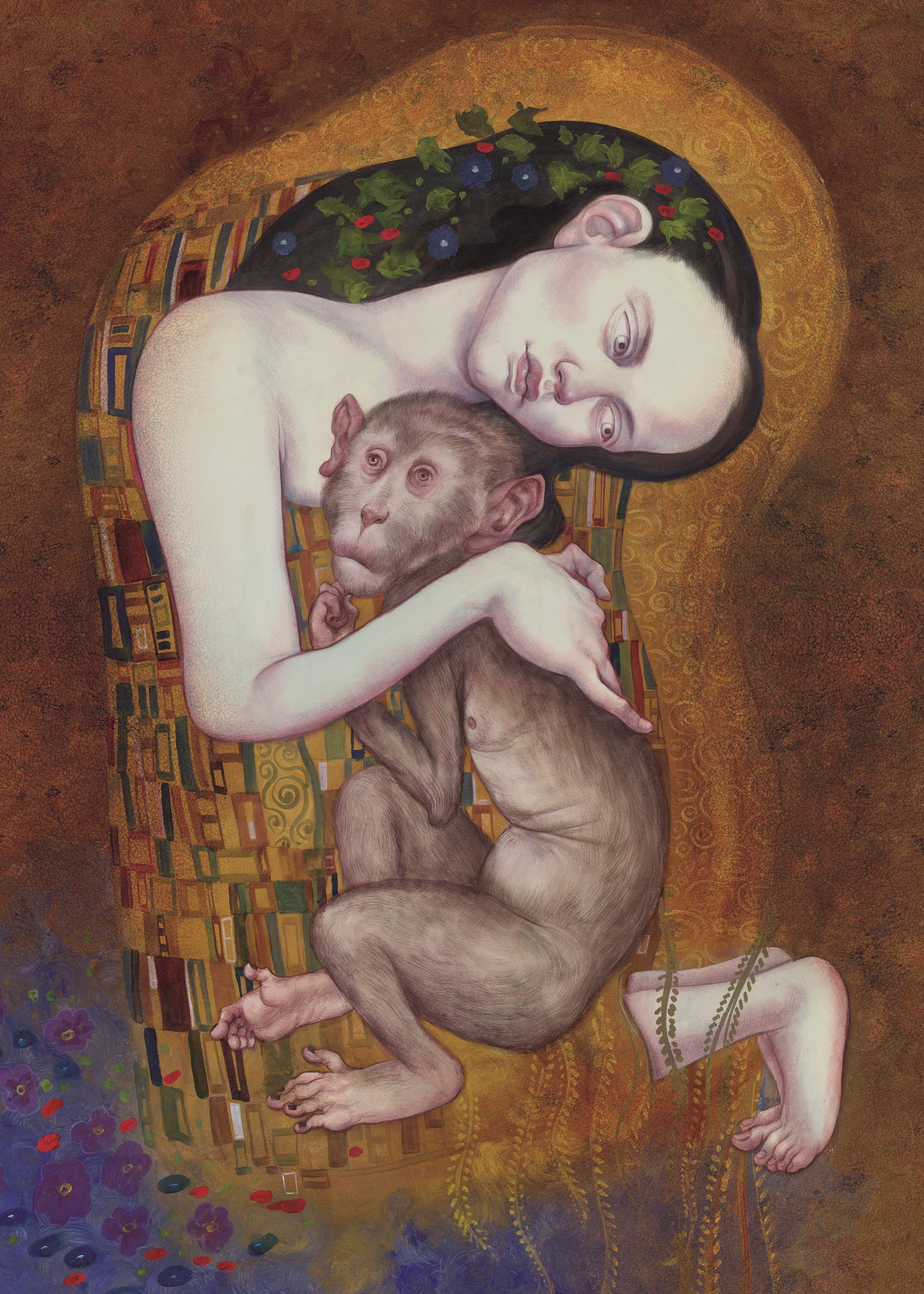 Gertrude Klimt, The Snog by Anita Kunz