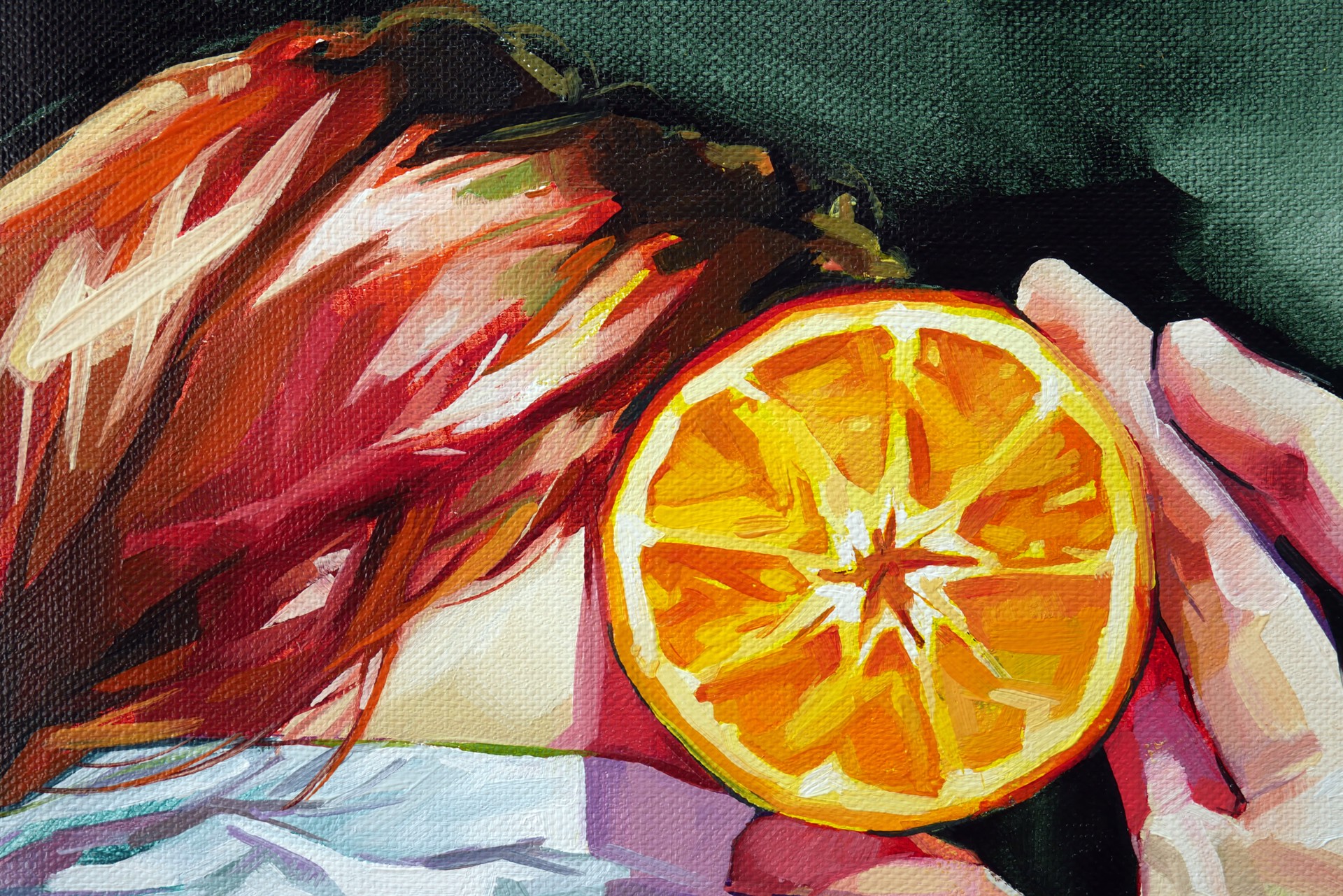 Perception in Orange by Alejandro Casanova