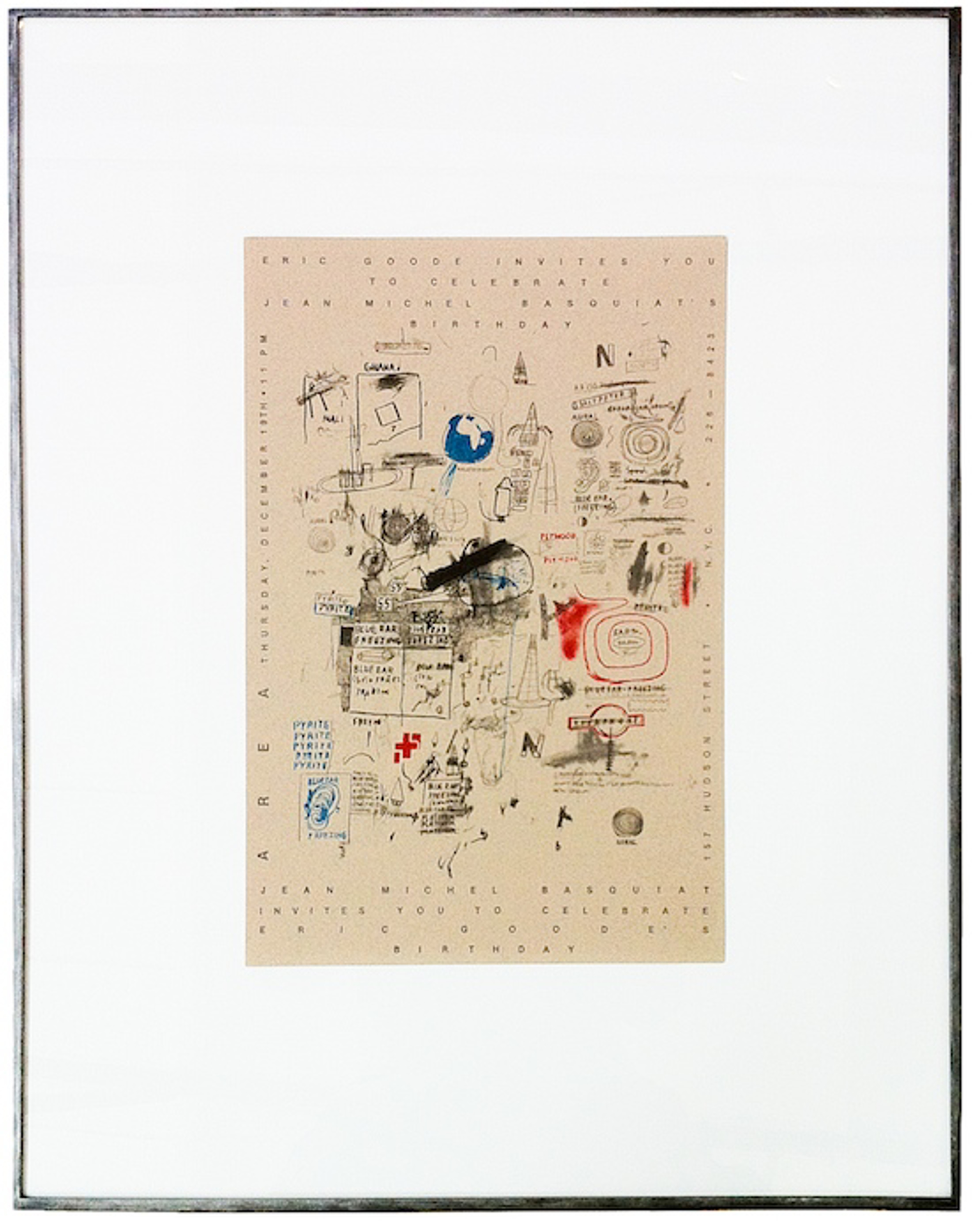 Untitled (Club Area) by Jean-Michel Basquiat