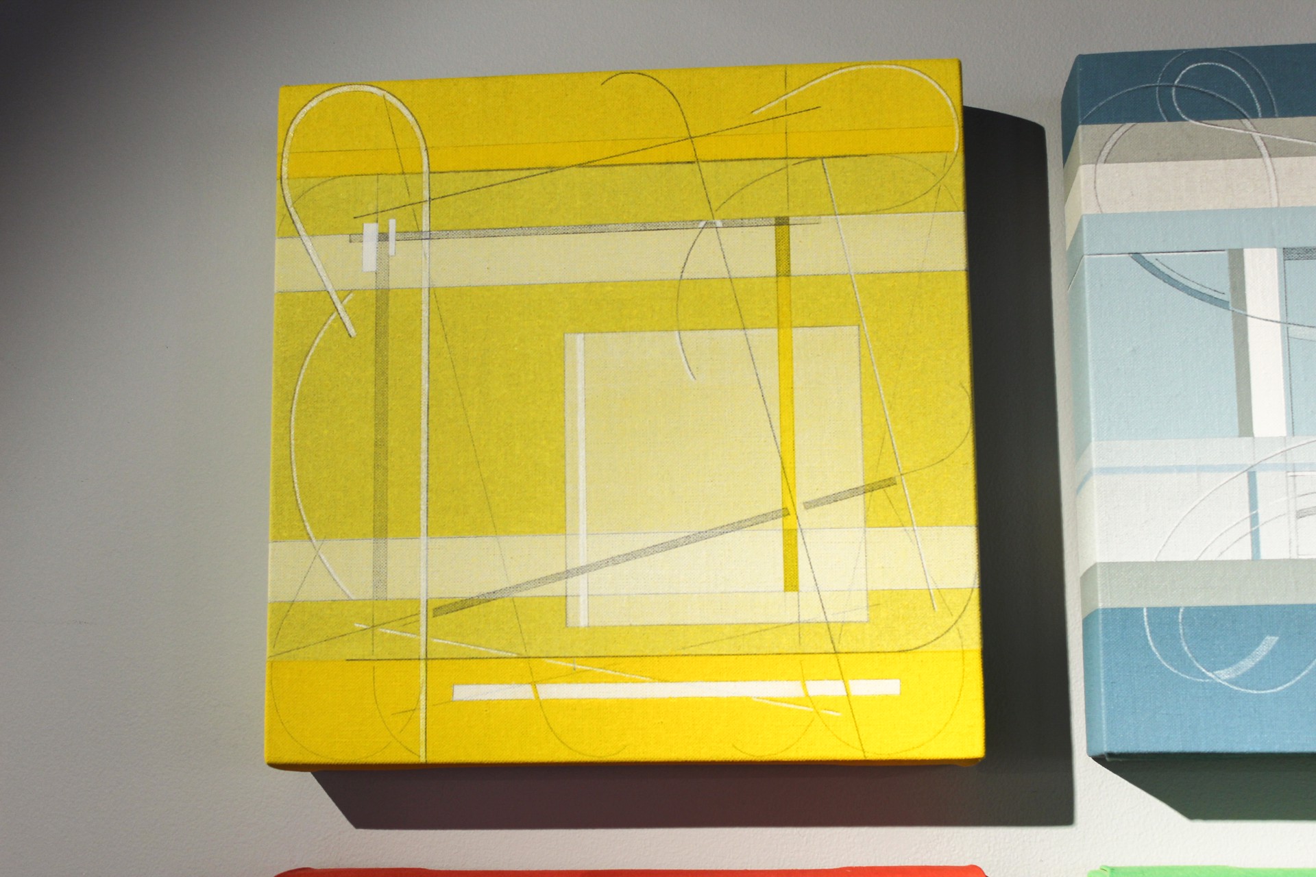Every Other Line: Yellow Medium #1 by Jim Zingarelli
