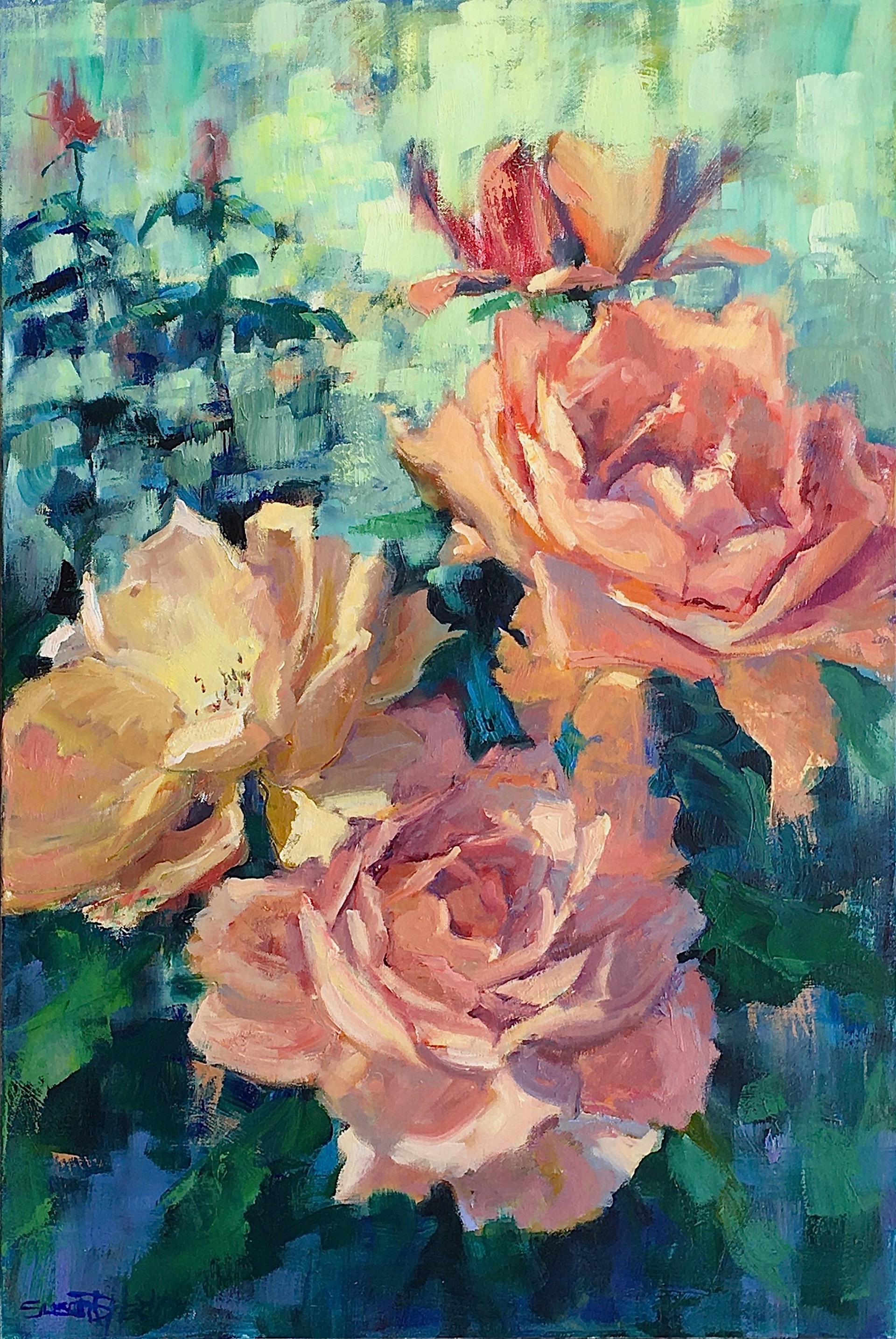 Rose Garden by Susan Hecht