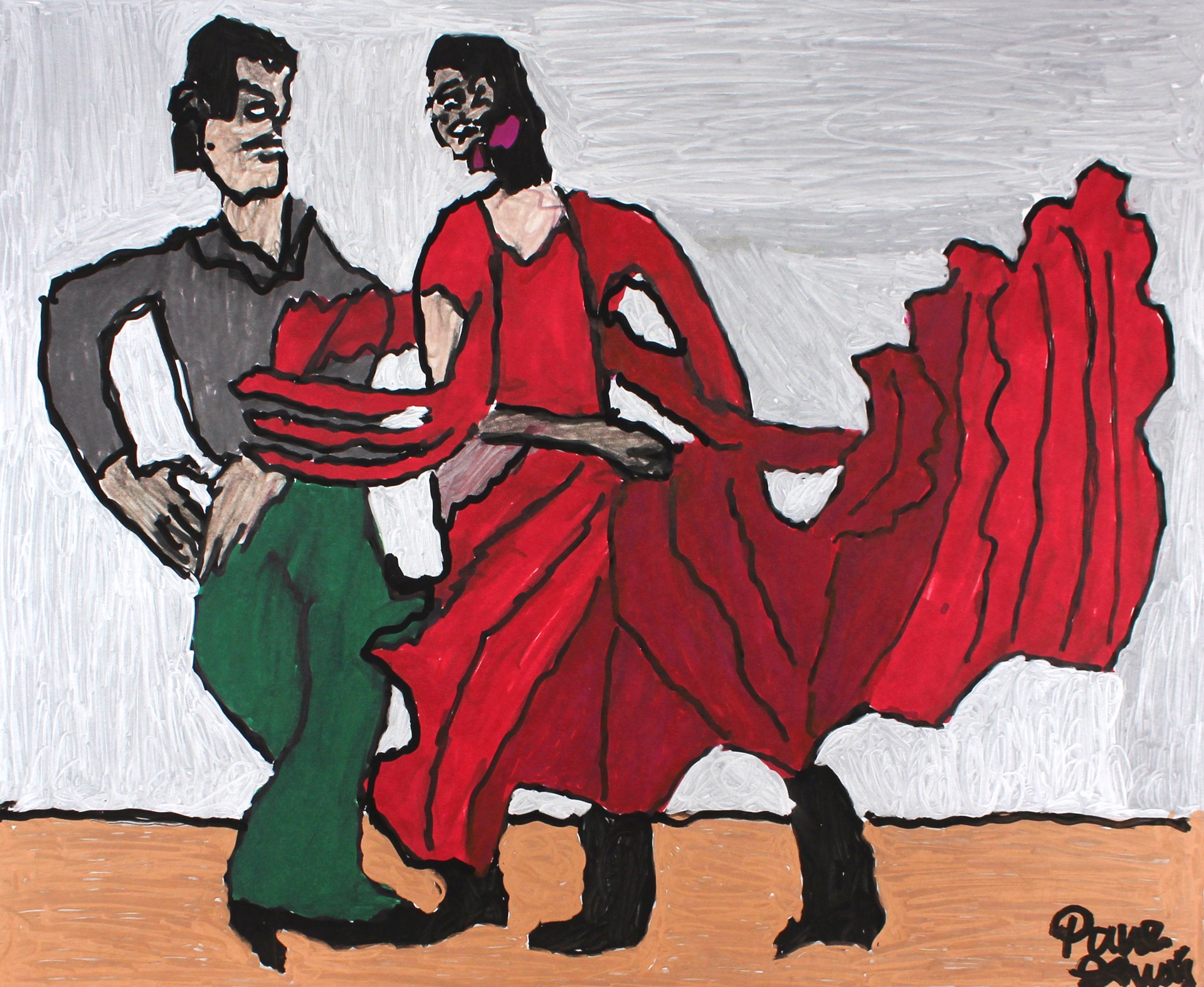Flamenco Dancers  by Paul Lewis