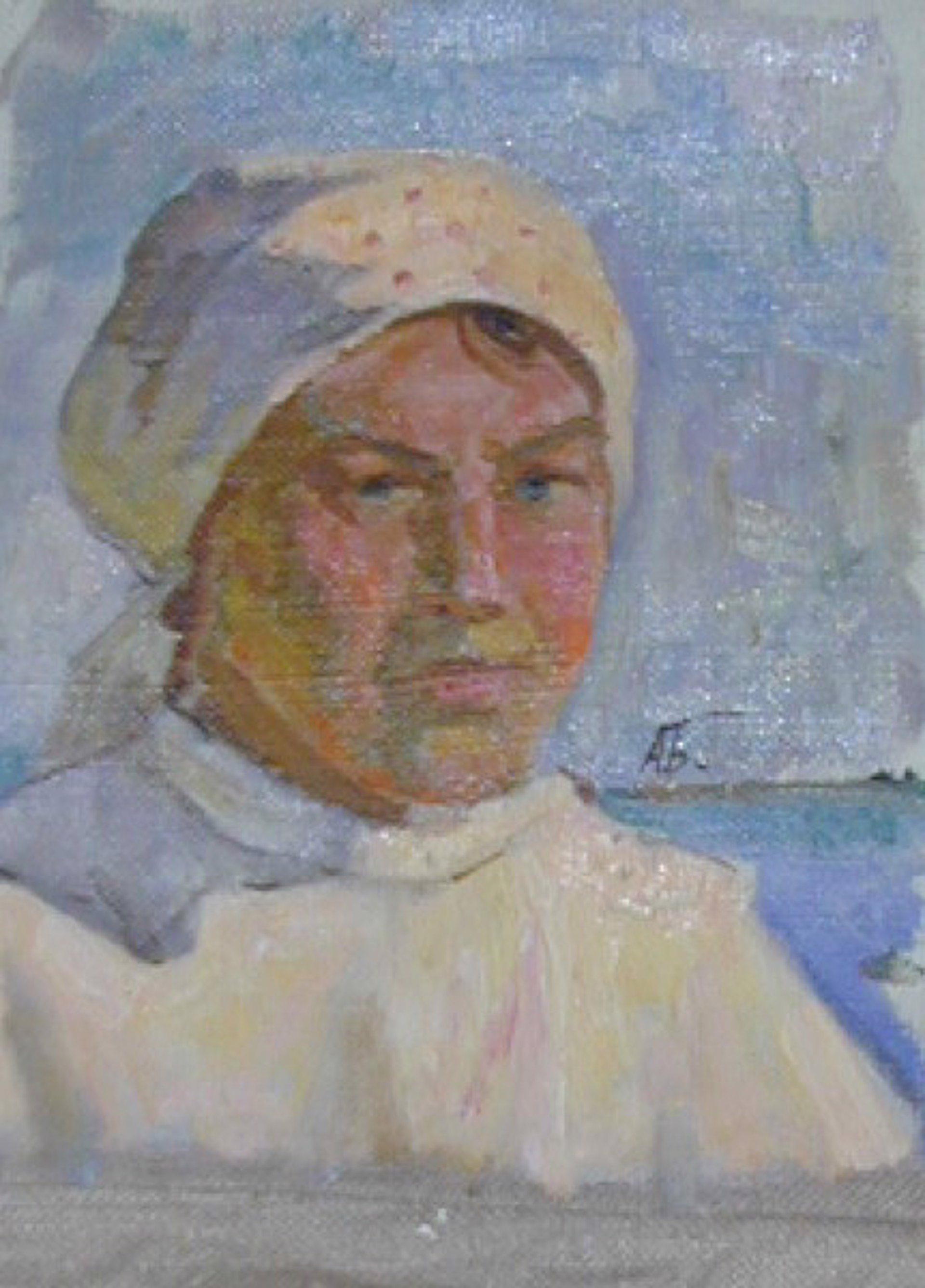 Woman in White by Aleksei Borodin