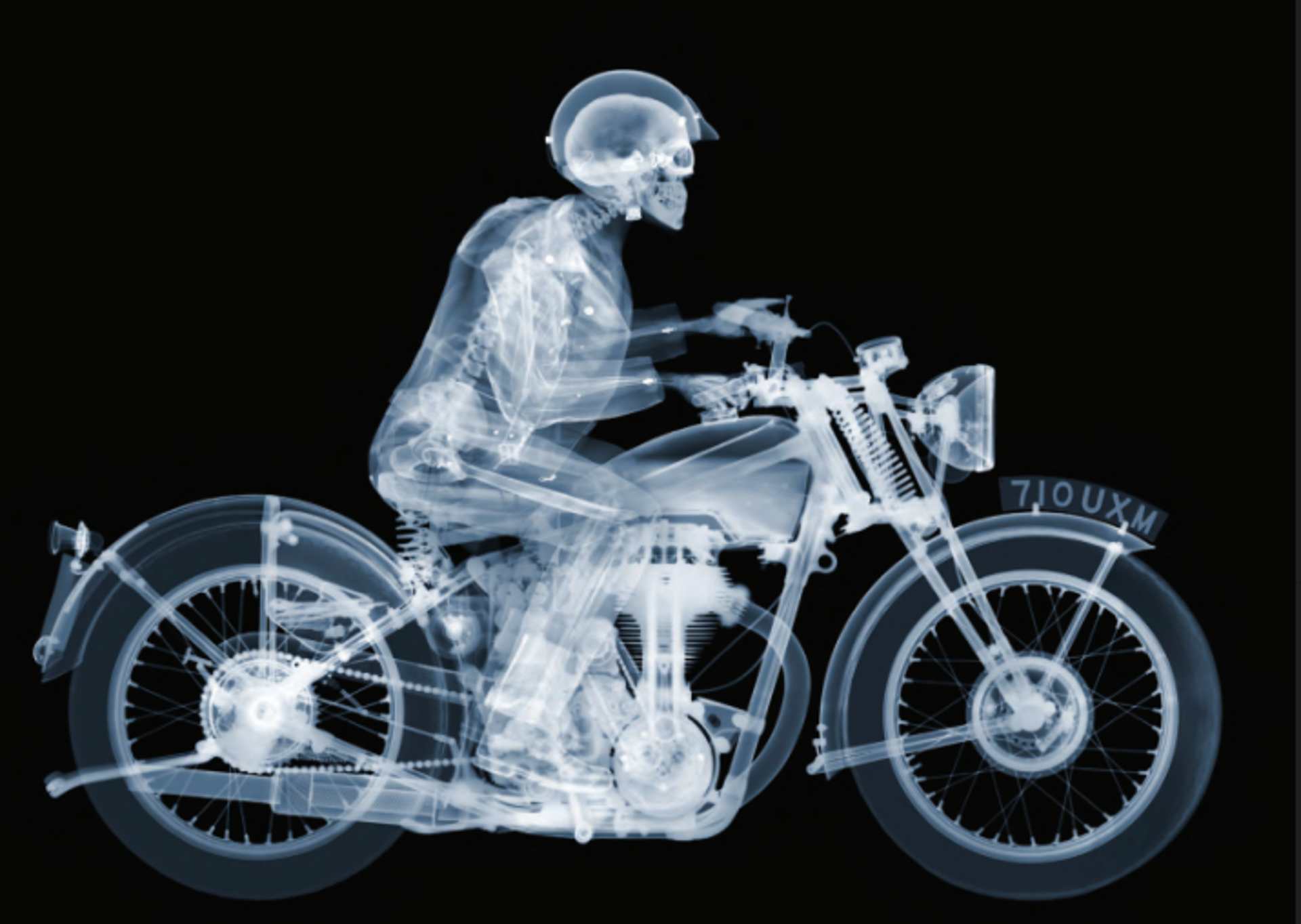 Matchless Rider by Nick Veasey
