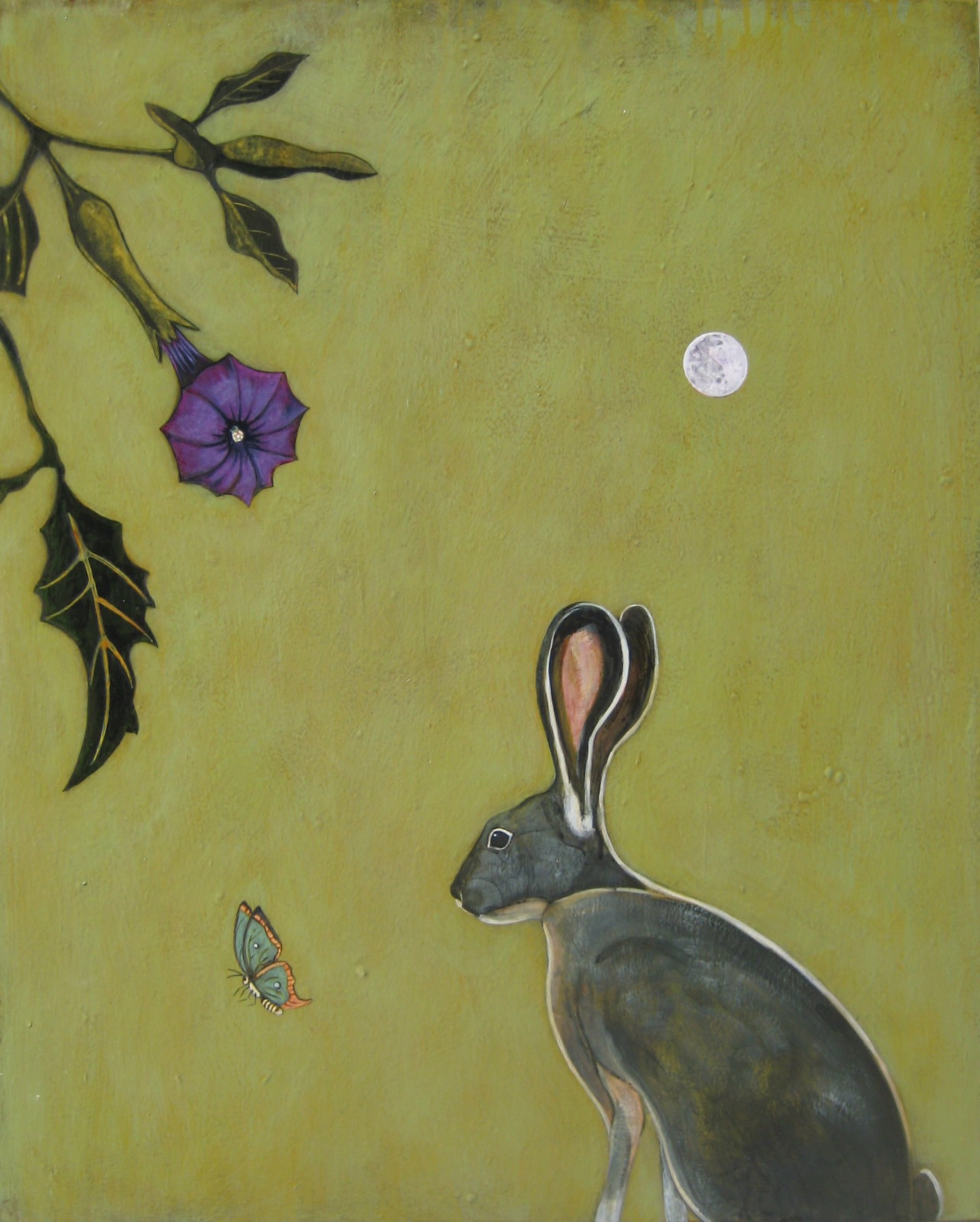 Moon Hare II by Phyllis Stapler