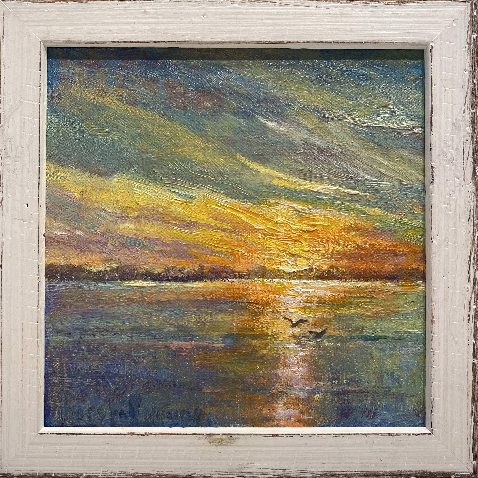 Orange Sunrise (L532) by Joan Horsfall Young