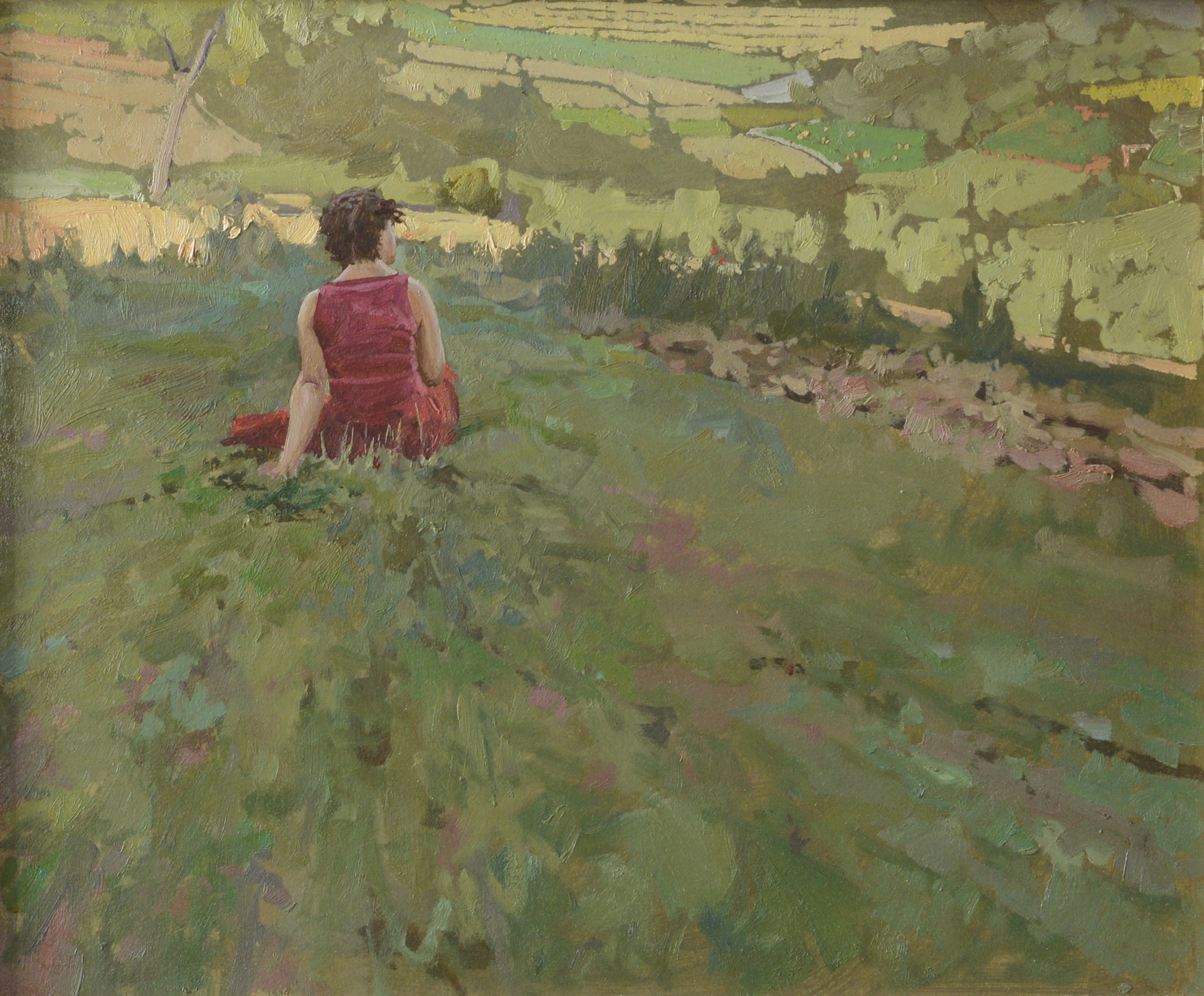 Kate in Her Fields by Daud Akhriev