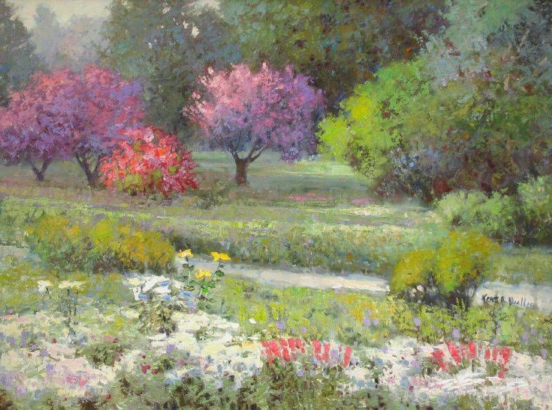 Blossoming Meadow by Kent Wallis