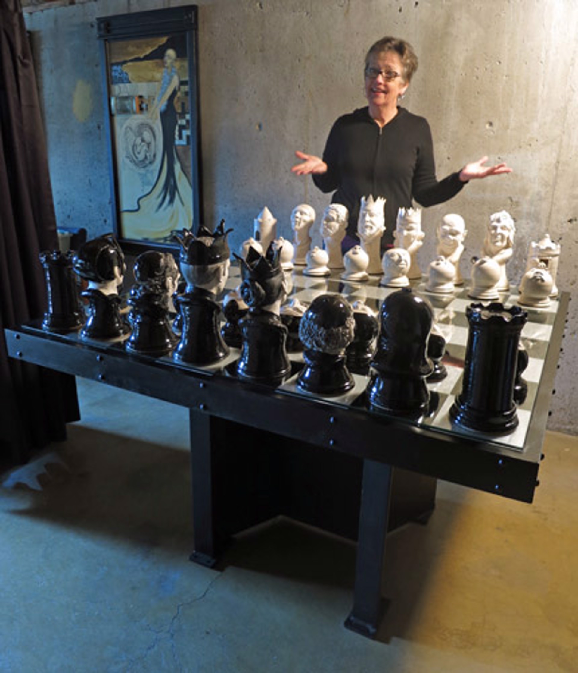 Chess Set by Pamela Mummy
