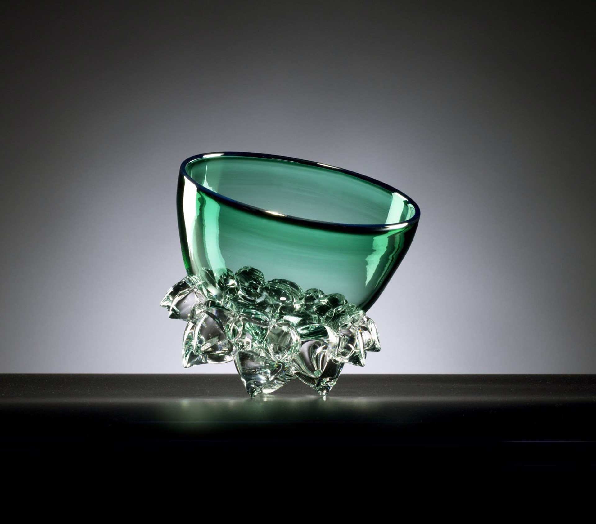 Emerald Green Thorn Vessel by Andrew Madvin