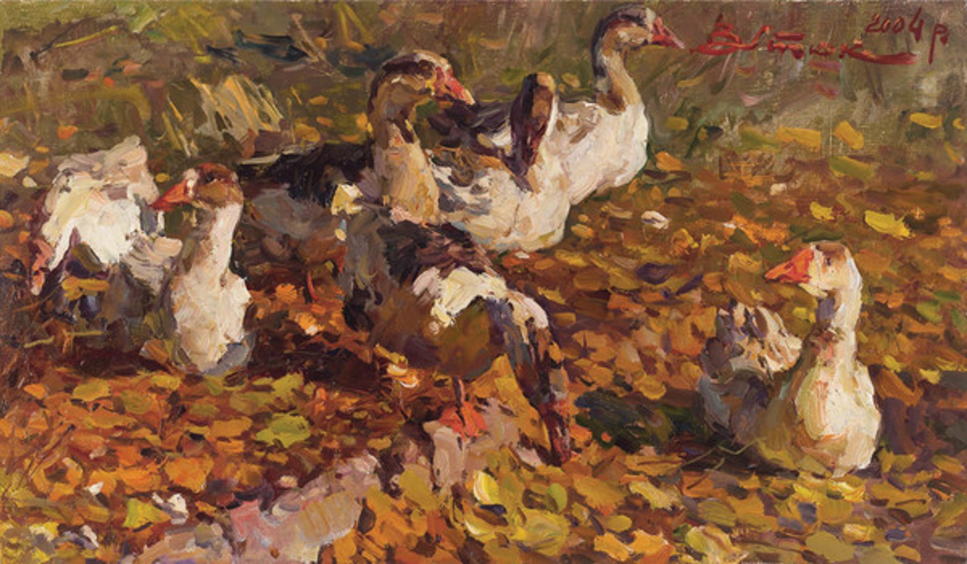 Geese by Ivan Vityuk