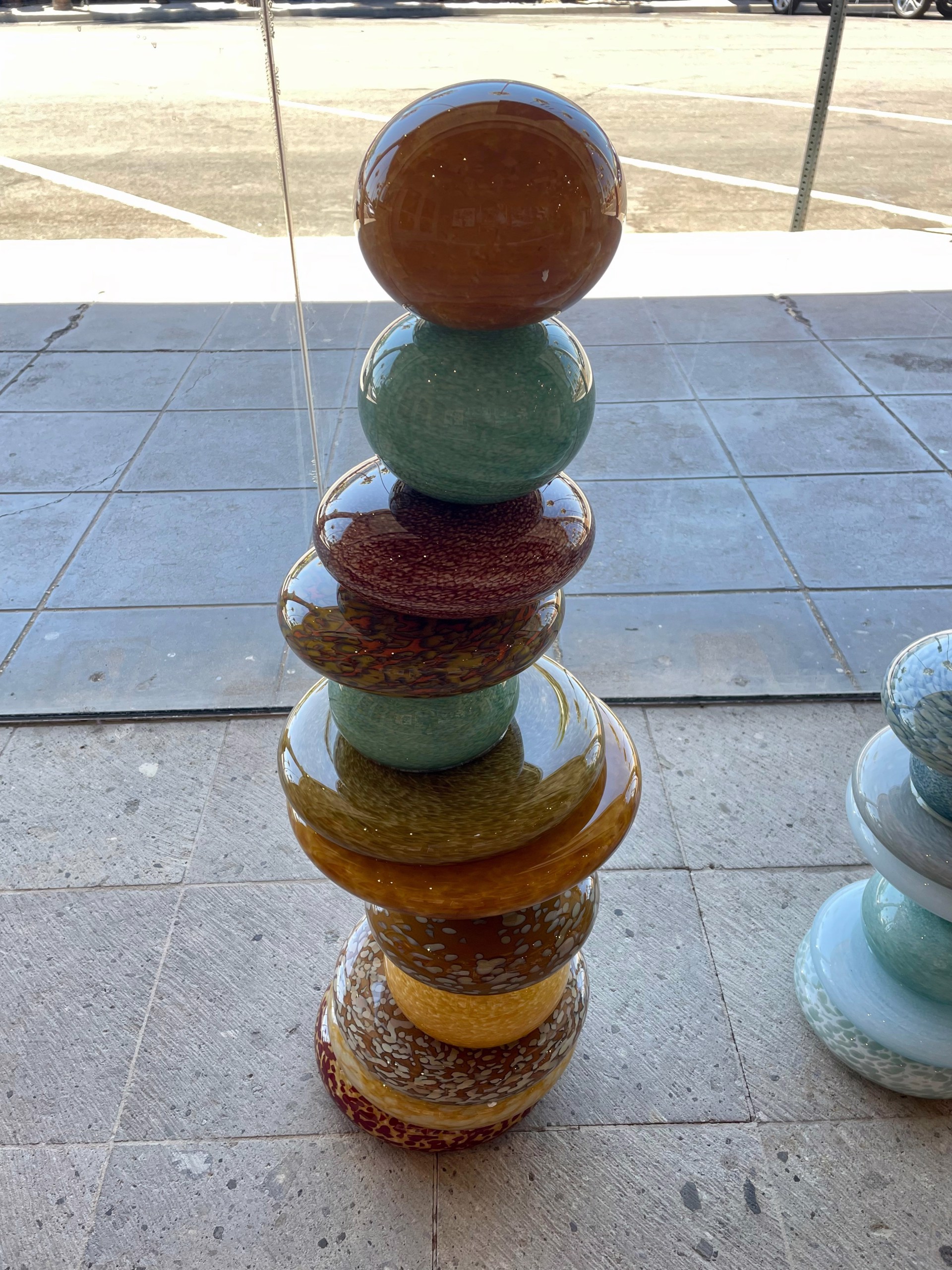 Pohacu Stacked Earth Amber Stones by Robert Madvin