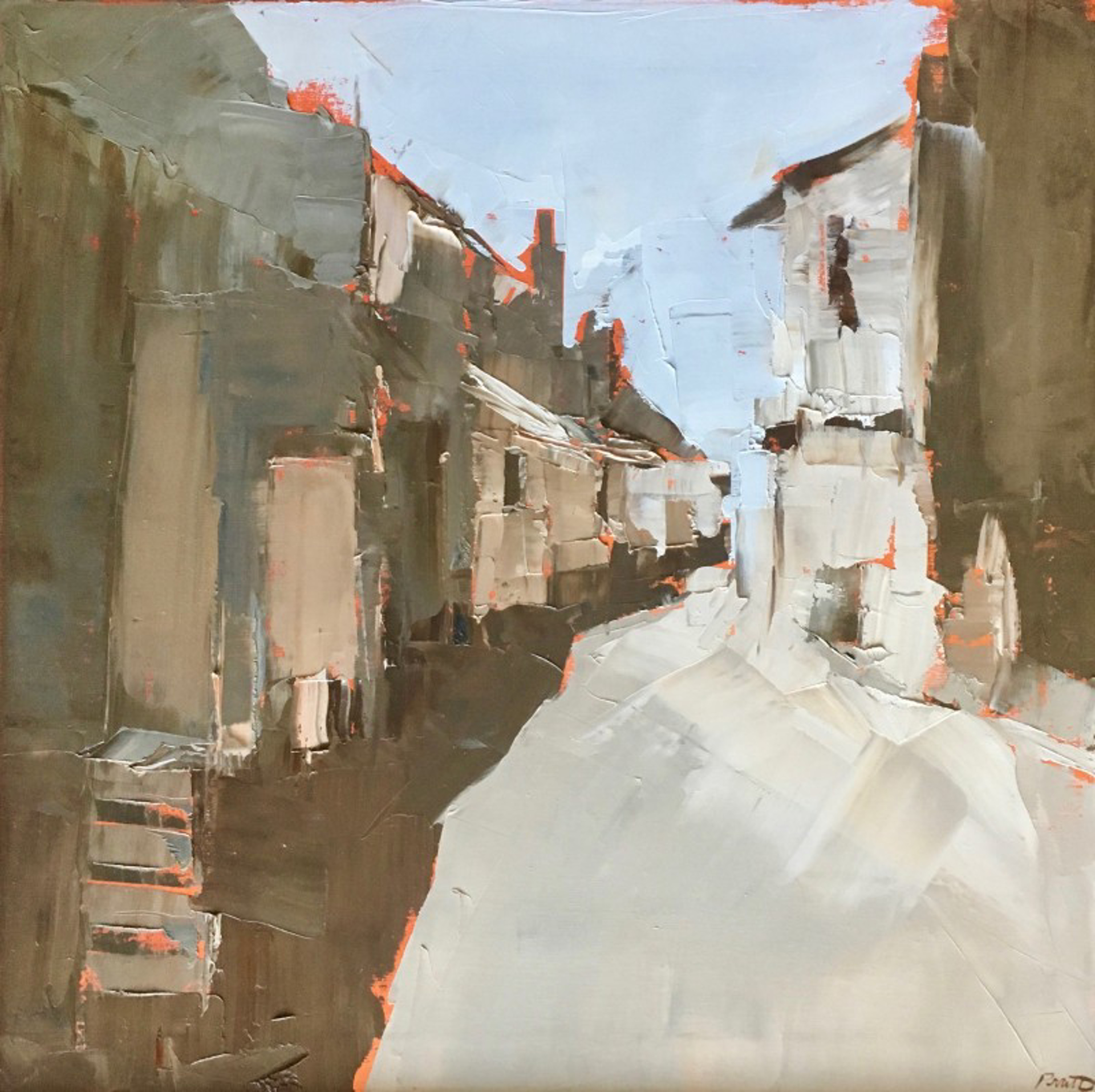 Siena Alley by Sandra Pratt