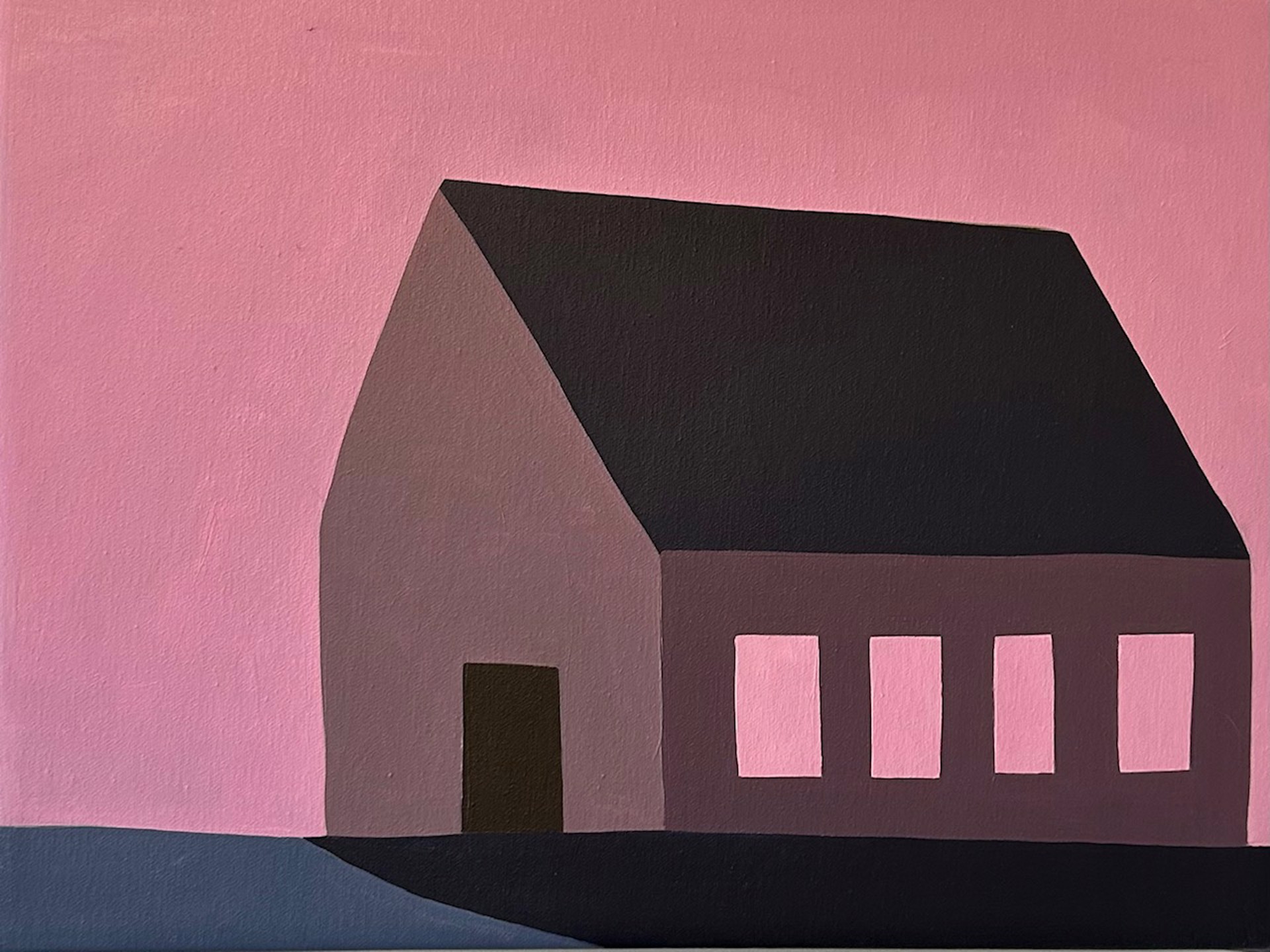Four Pale Pink Windows by Sage Tucker-Ketcham