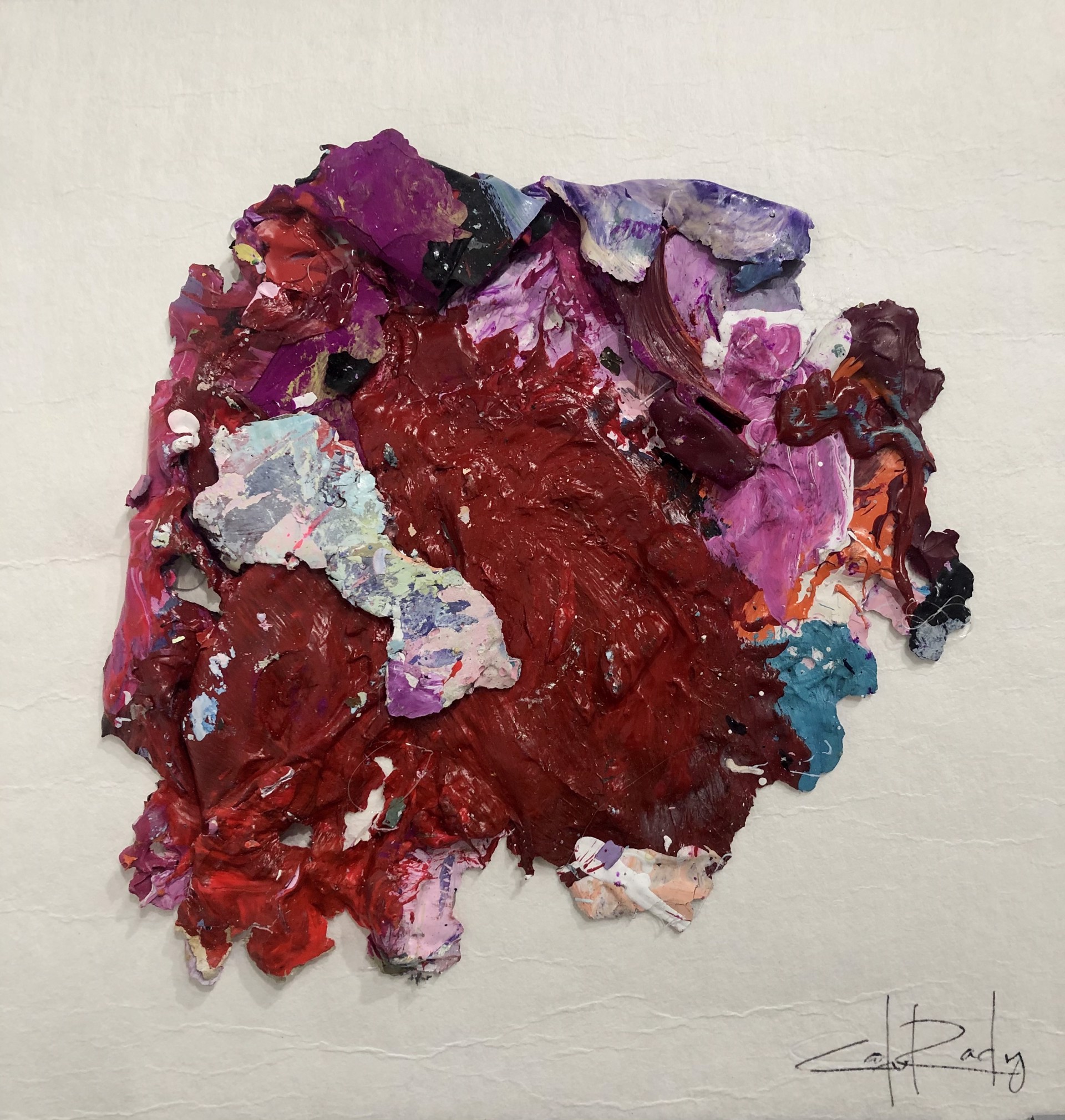 Palette Scrape - 124 by Catie Radney