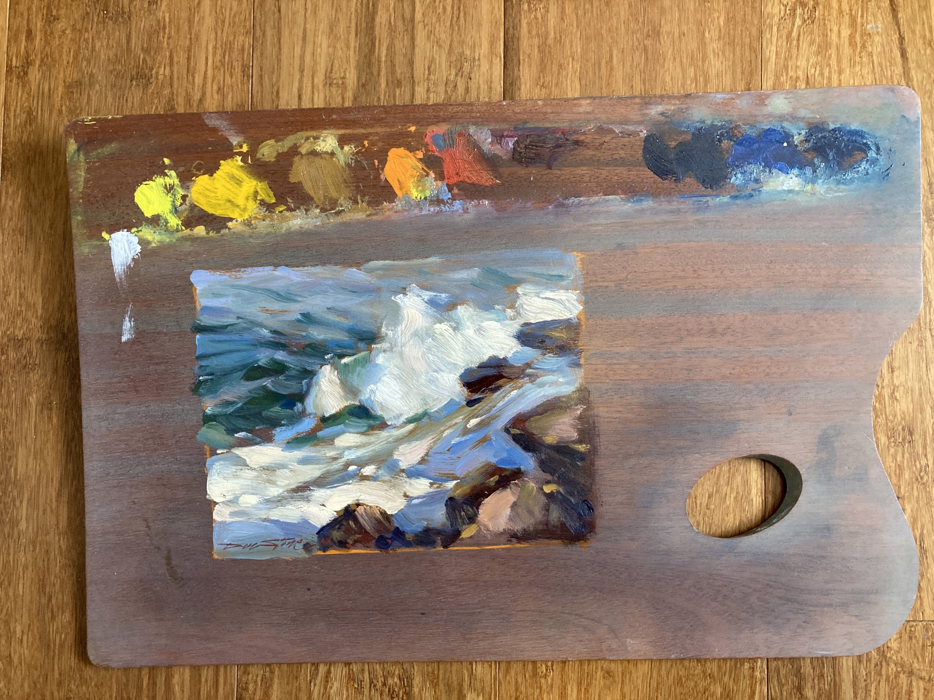 Painted Palette - Don Stone by Rob Pitzer's Private Collection