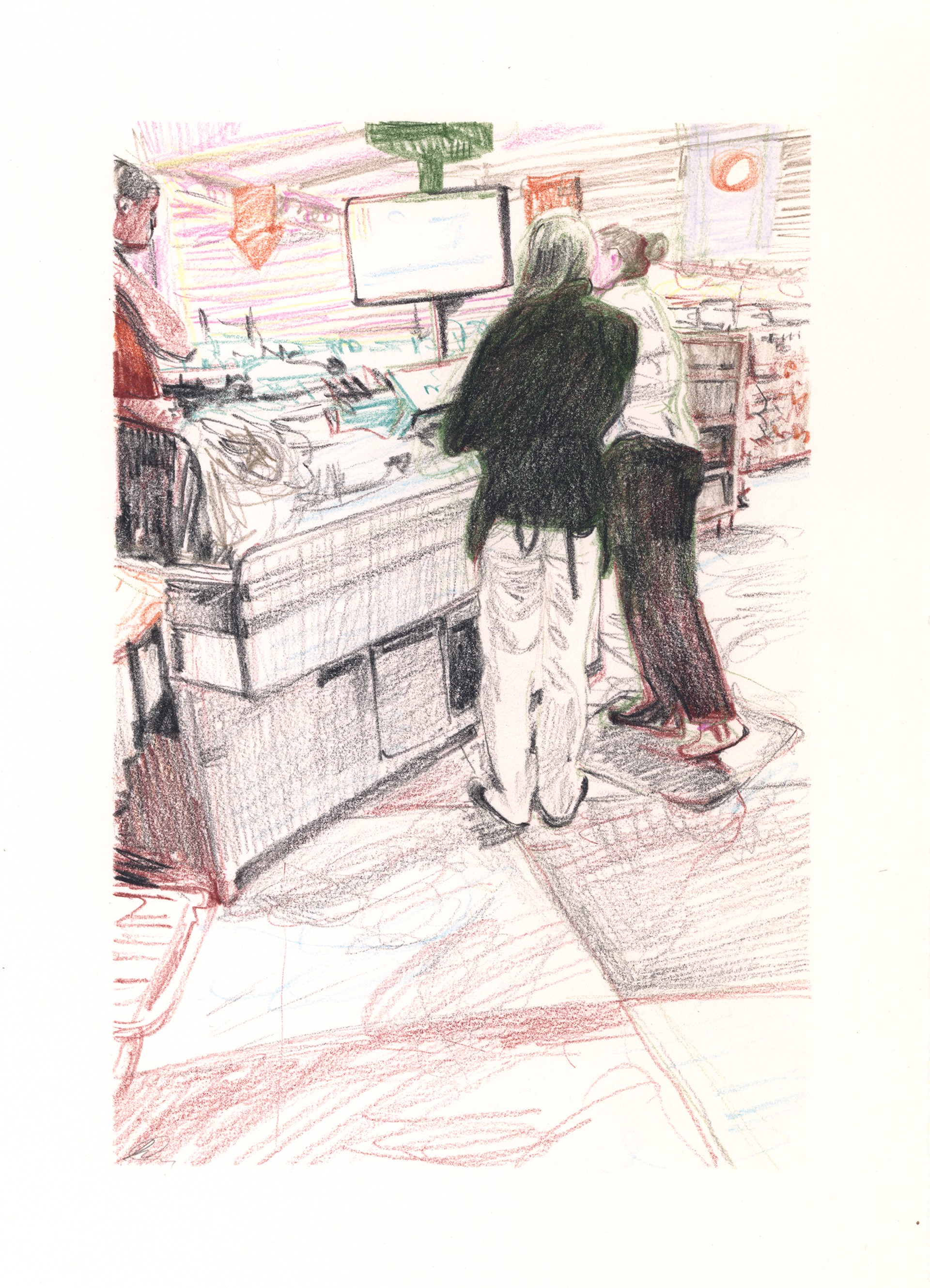 Marketplace/Cashier #15 by Eilis Crean