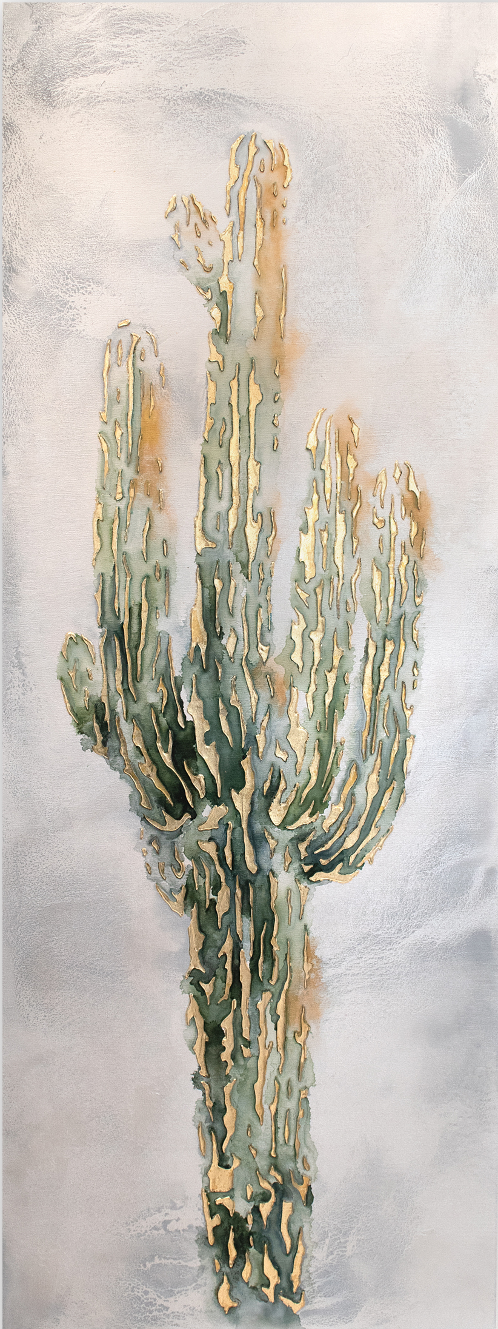 Gilded Saguaro I by Leah Rei