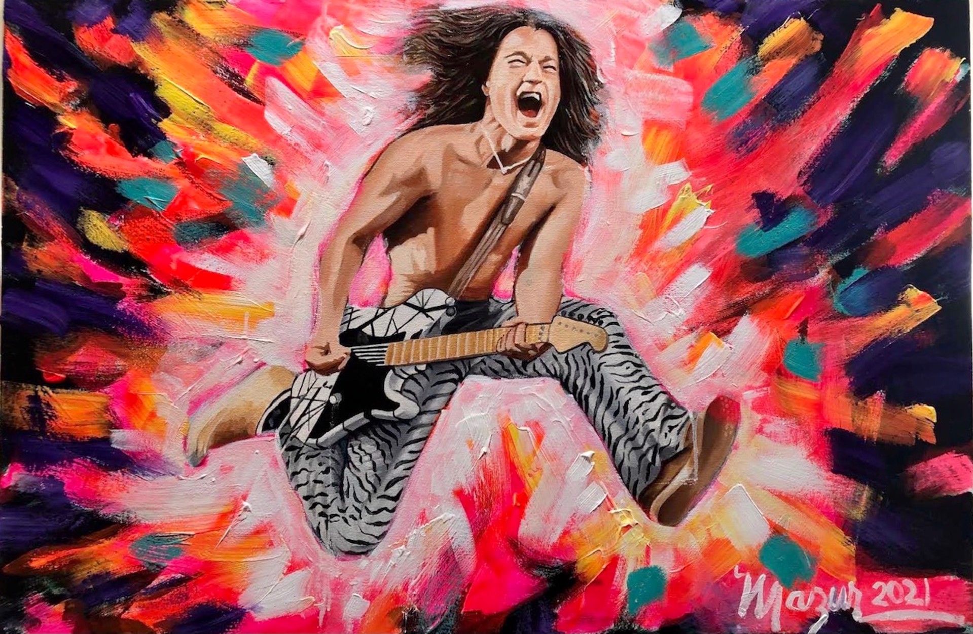 Eddie Van Halen by Ruby Mazur