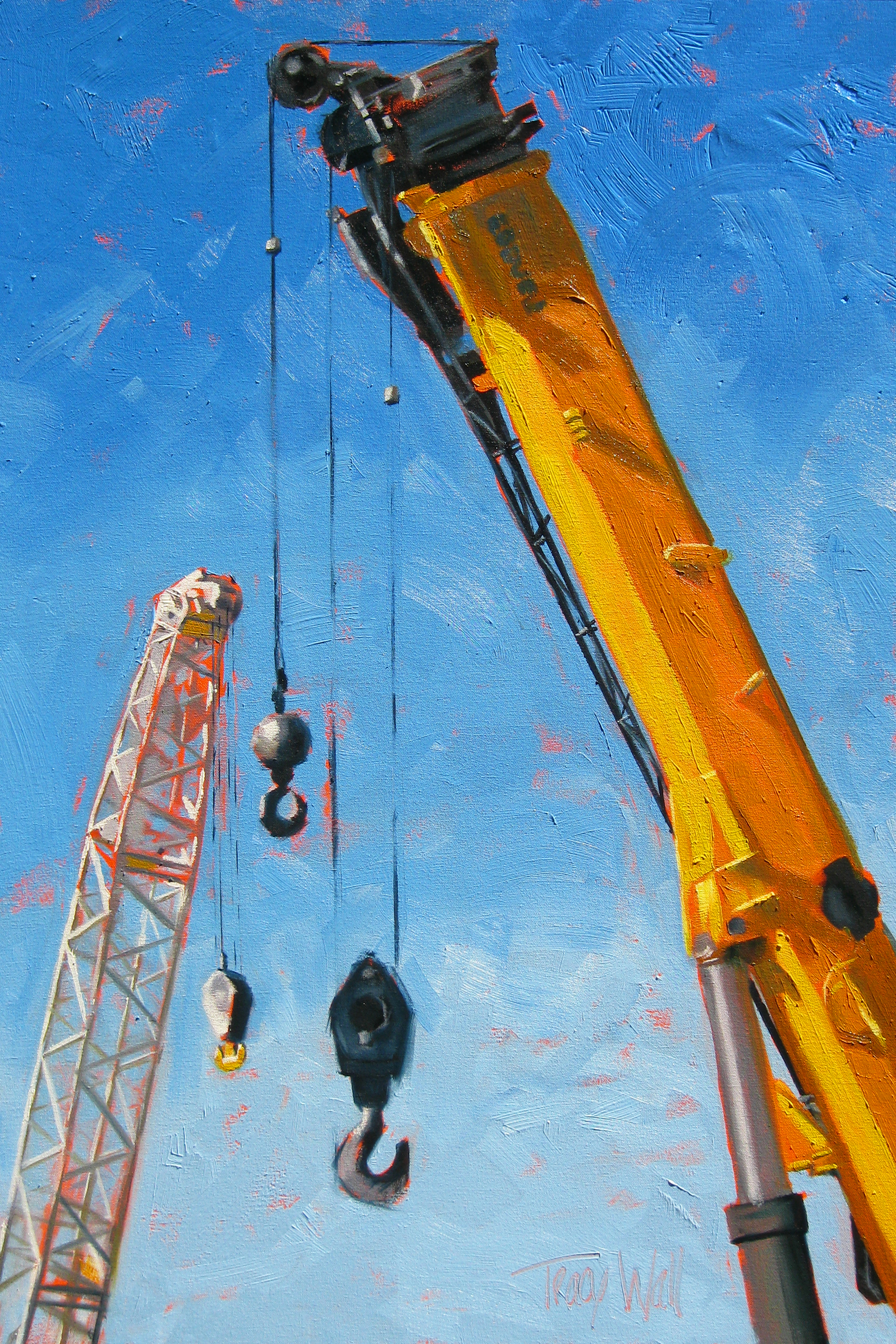 Crane Conversation by Tracy Wall