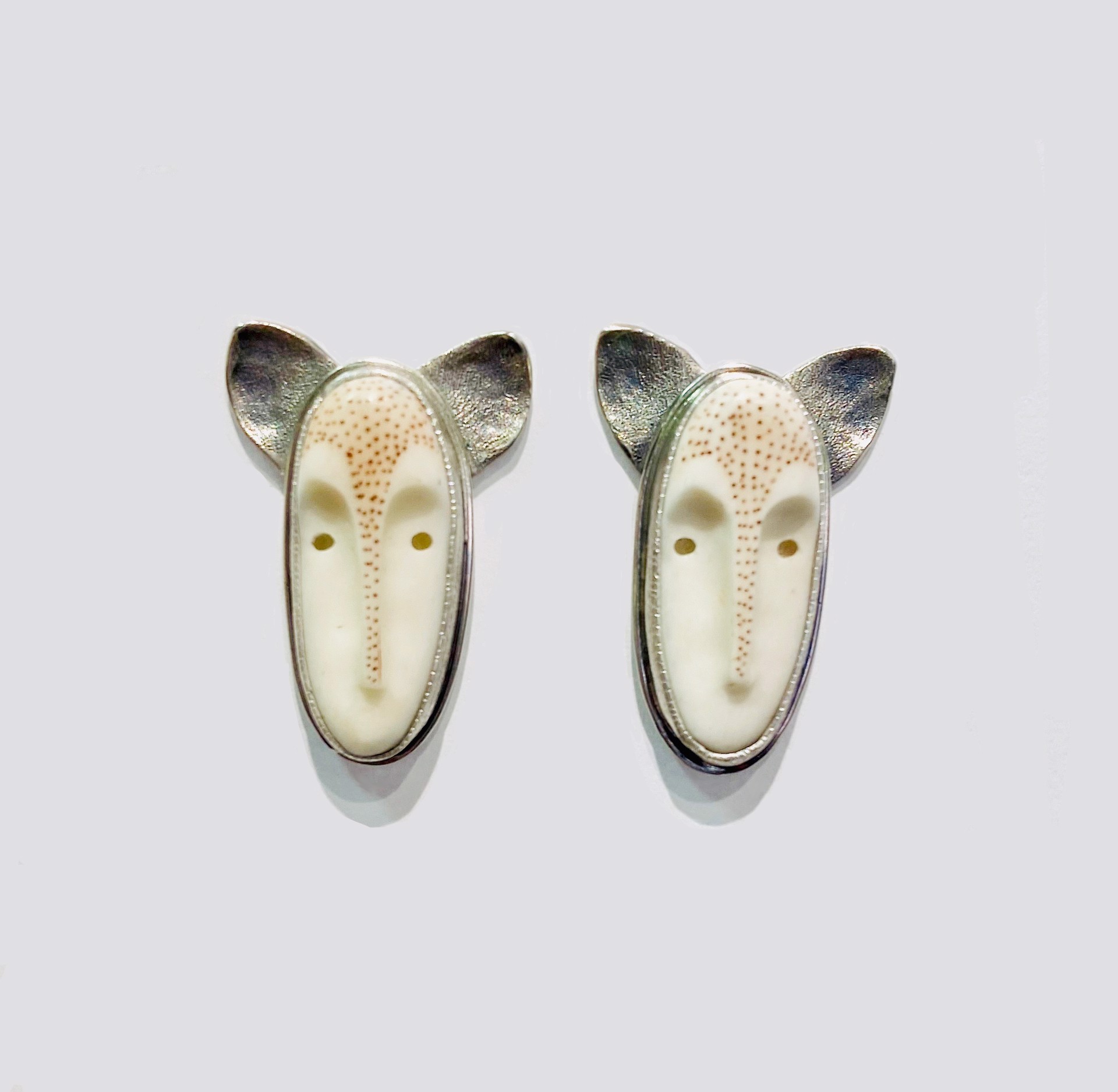 Face Earrings (Posts) by CAROLYN MORRIS BACH