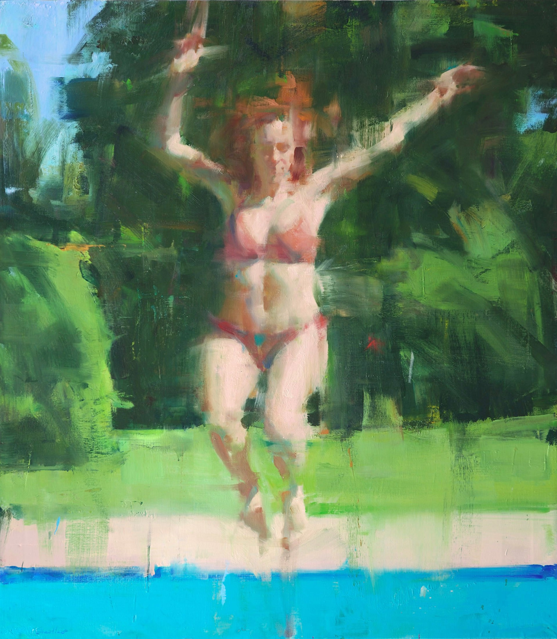 Leaping Figure by David Shevlino