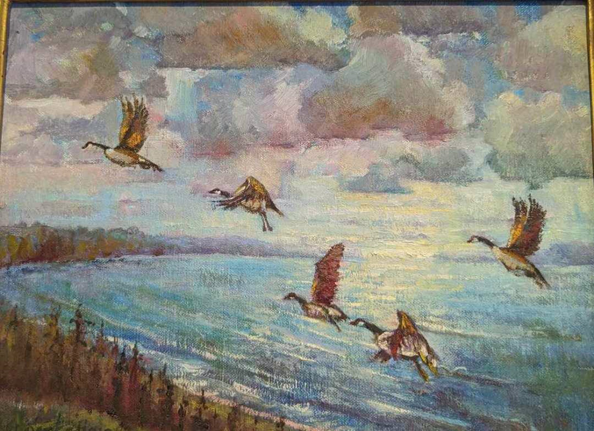 Geese Taking Off (G247) by Joan Horsfall Young