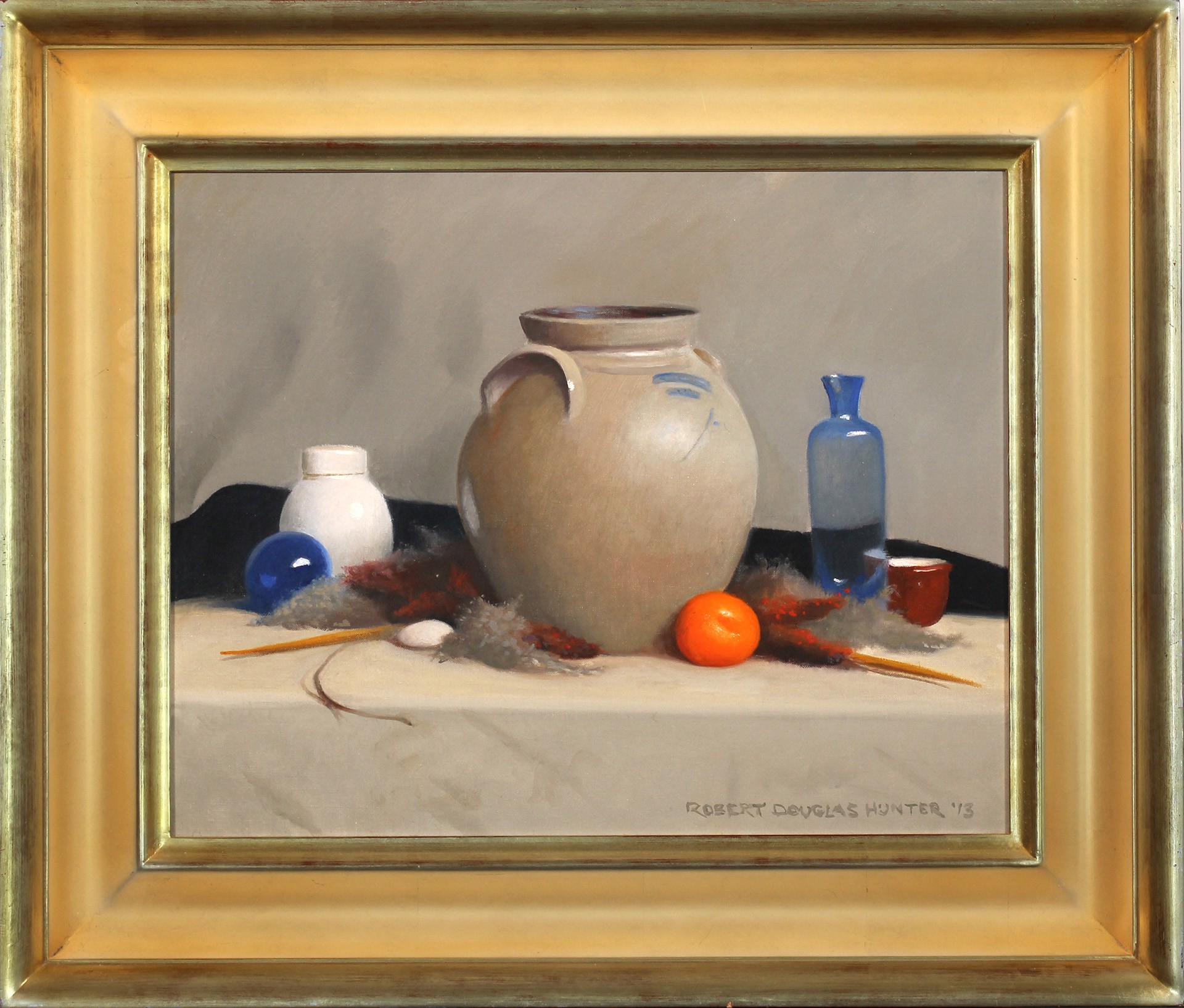 Still Life with a Clementine by Robert Douglas Hunter